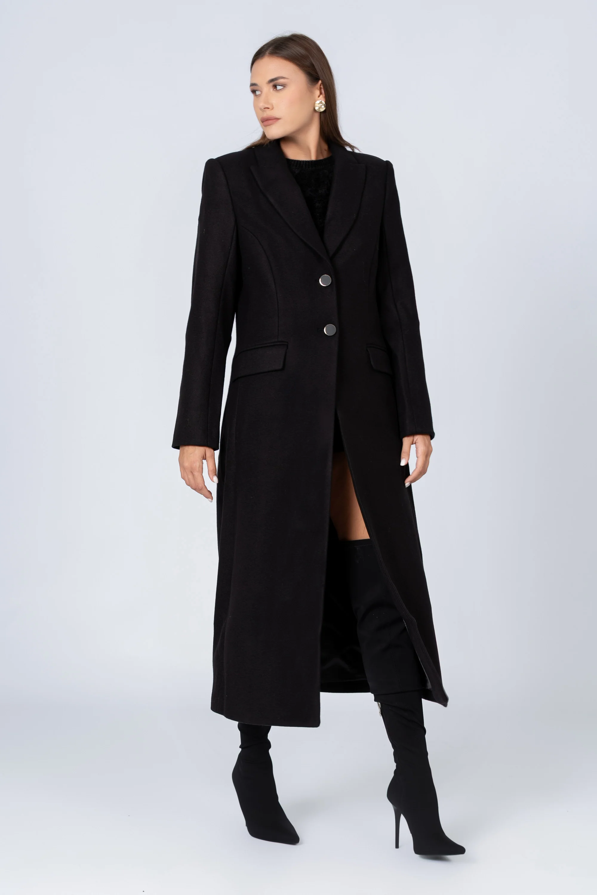 Cappotto lungo due bottoni - CAPPOTTO AVRONX - Image 2