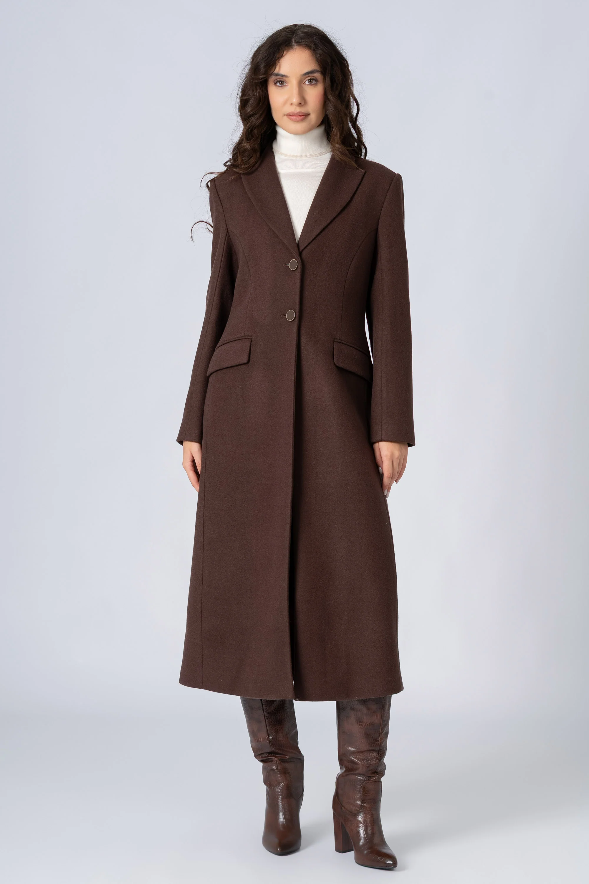 Cappotto lungo due bottoni - CAPPOTTO AVRONX - Image 6
