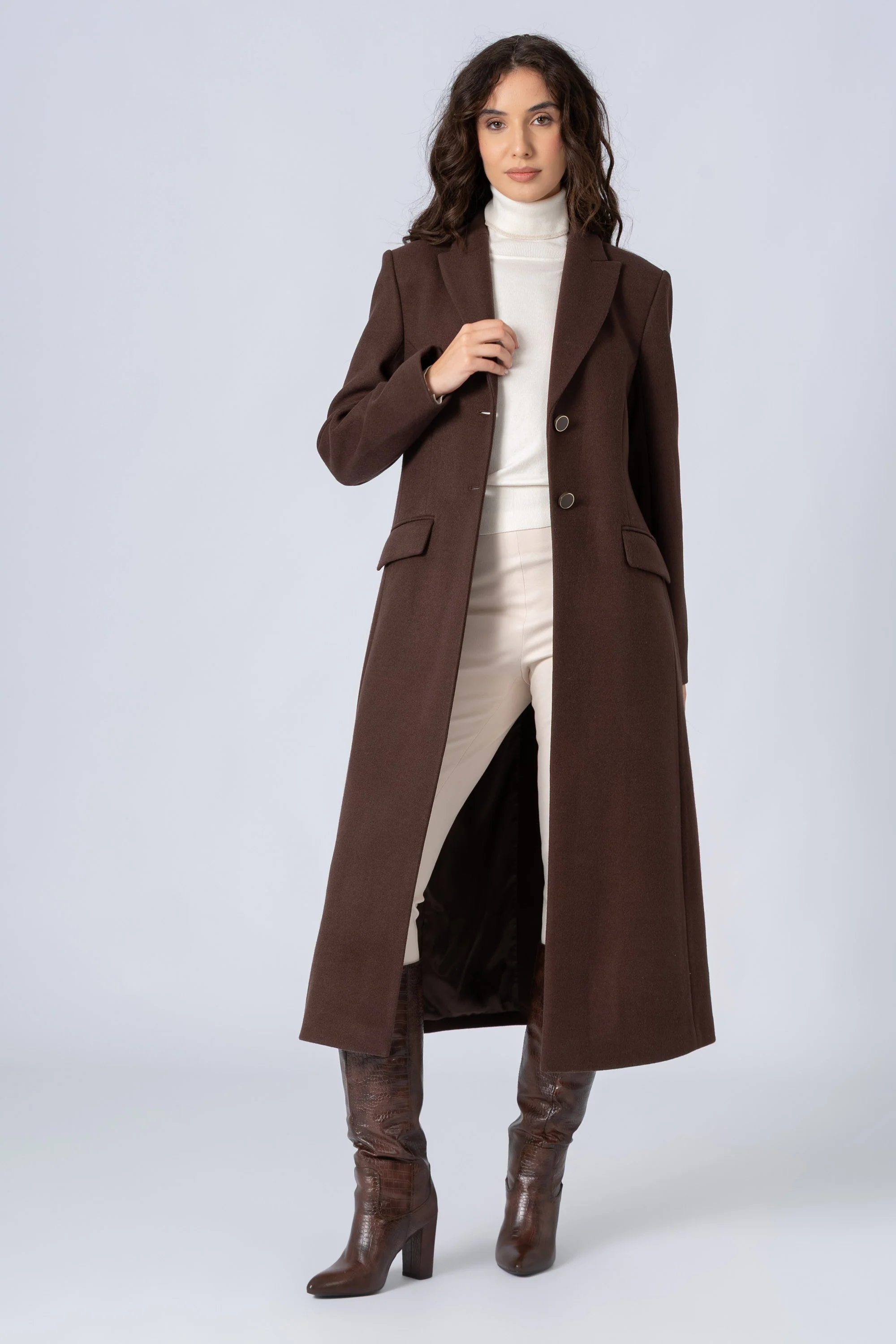 Cappotto lungo due bottoni - CAPPOTTO AVRONX - Image 9
