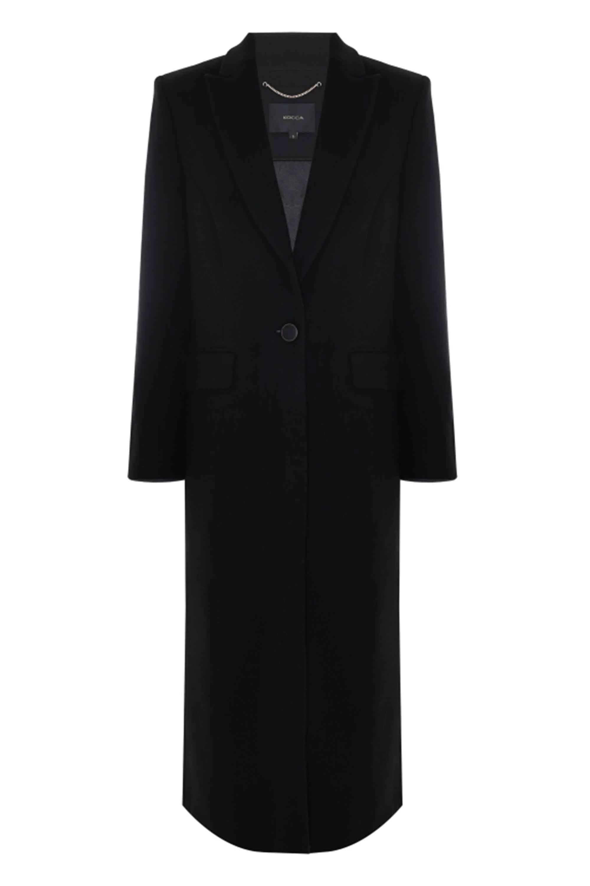 Cappotto lungo con tasche e pattina - Cappotto Lac - Image 4
