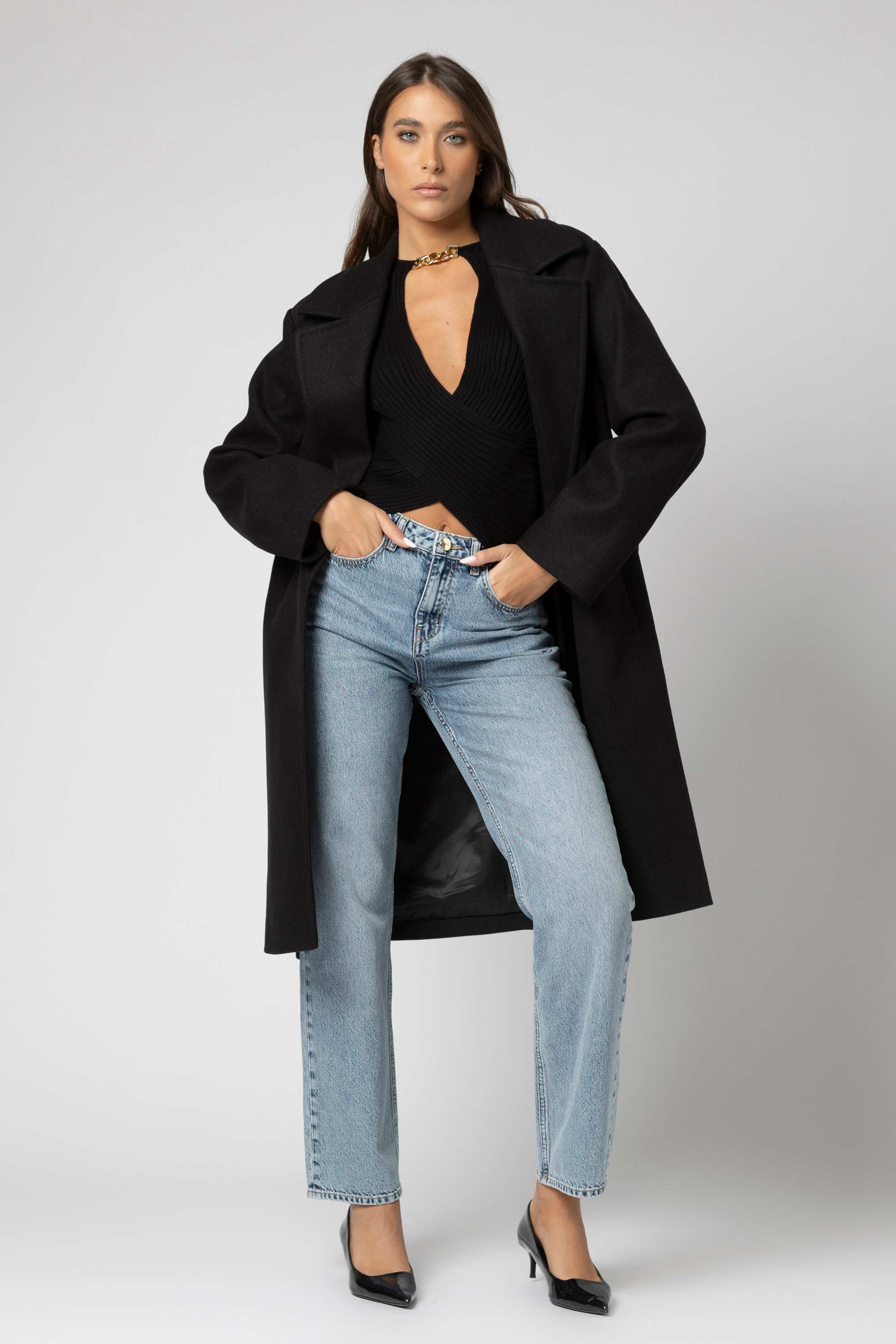 Cappotto midi con cintura - Cappotto TANNIRX - Image 10