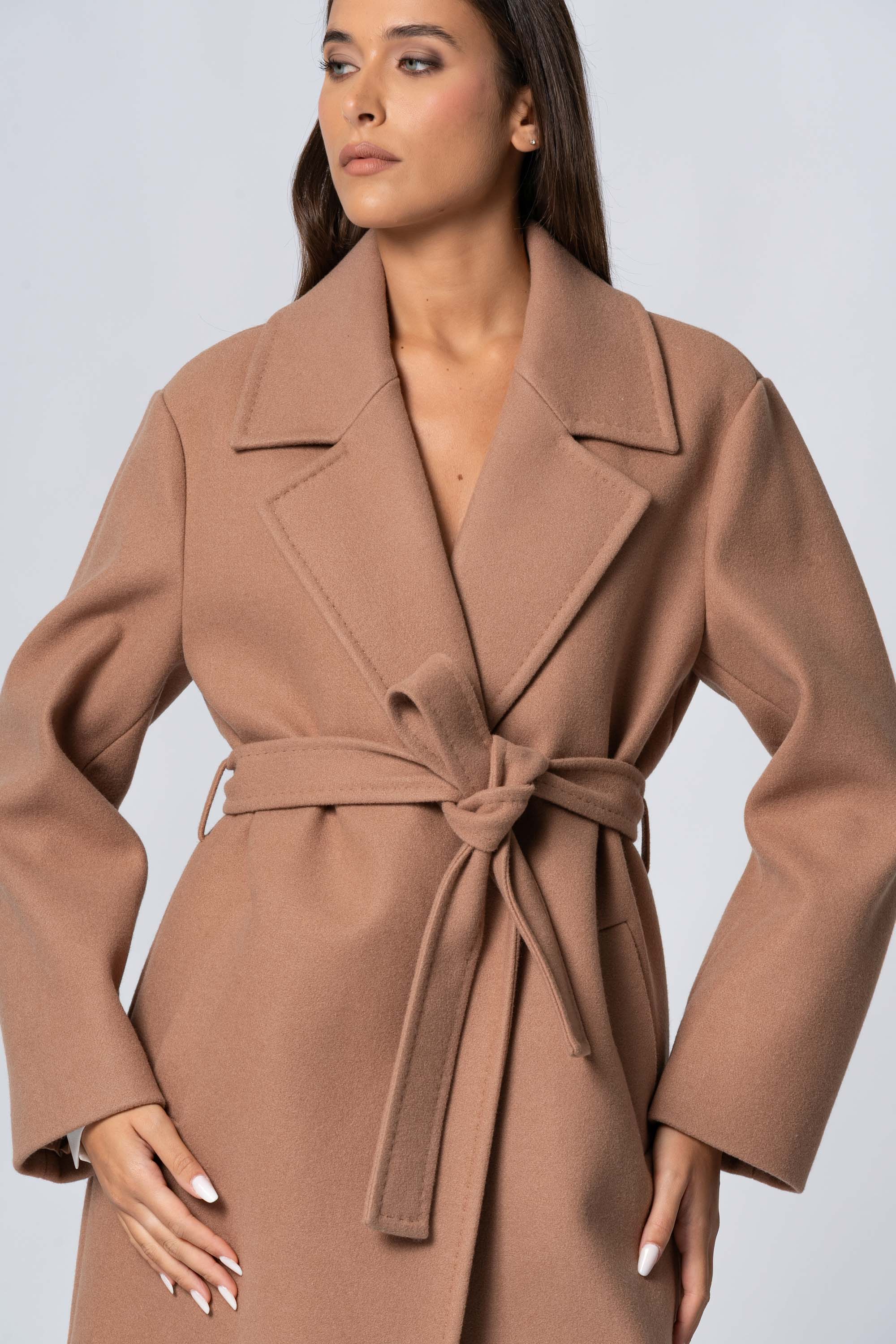 Cappotto midi con cintura - Cappotto TANNIRX - Image 3
