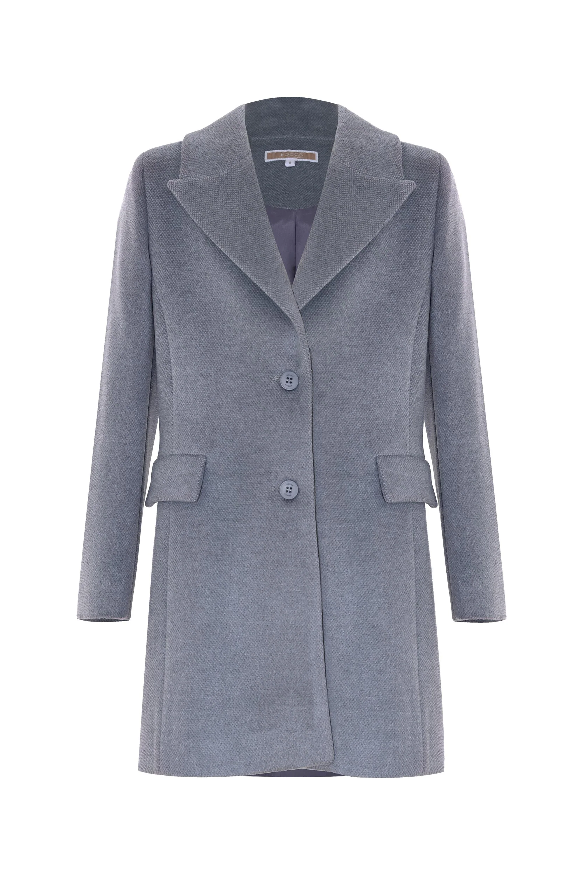 Cappotto monopetto con rever - CAPPOTTO WALTER