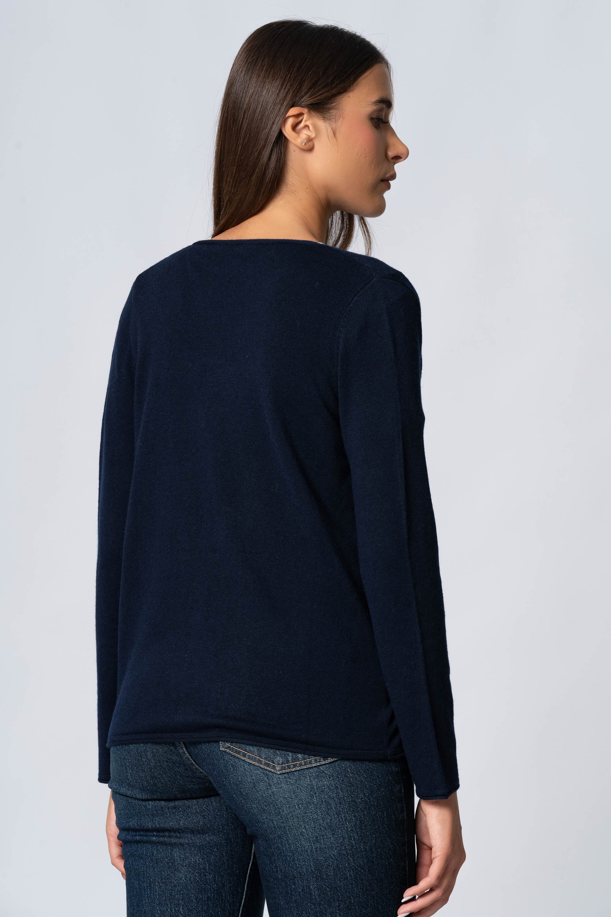 Cardigan con chiusura a fiocco - Maglia Cardigan M/L ONEX - Image 12