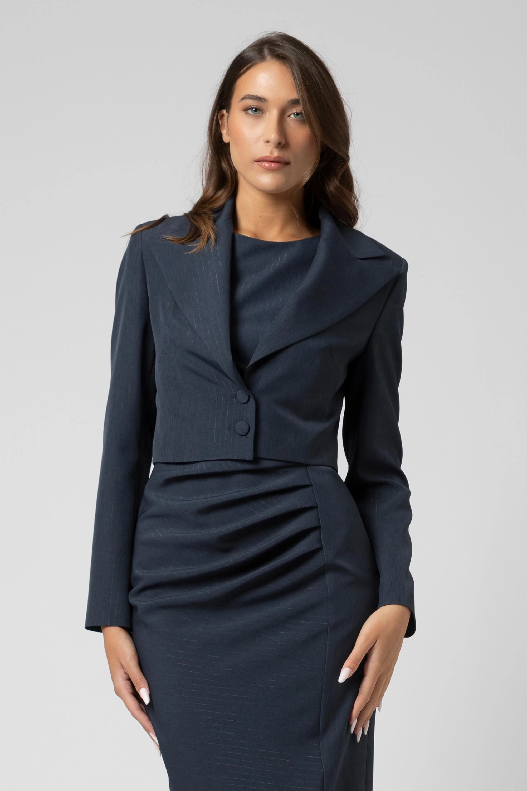 Giacca crop a due bottoni - Jacket TROPEZX