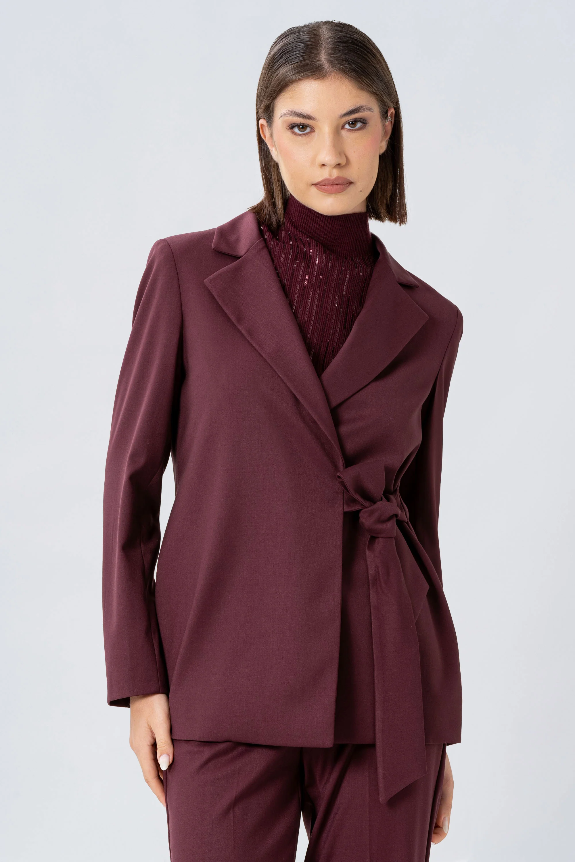Giacca elegante con nodo - GIACCA TALIKAX