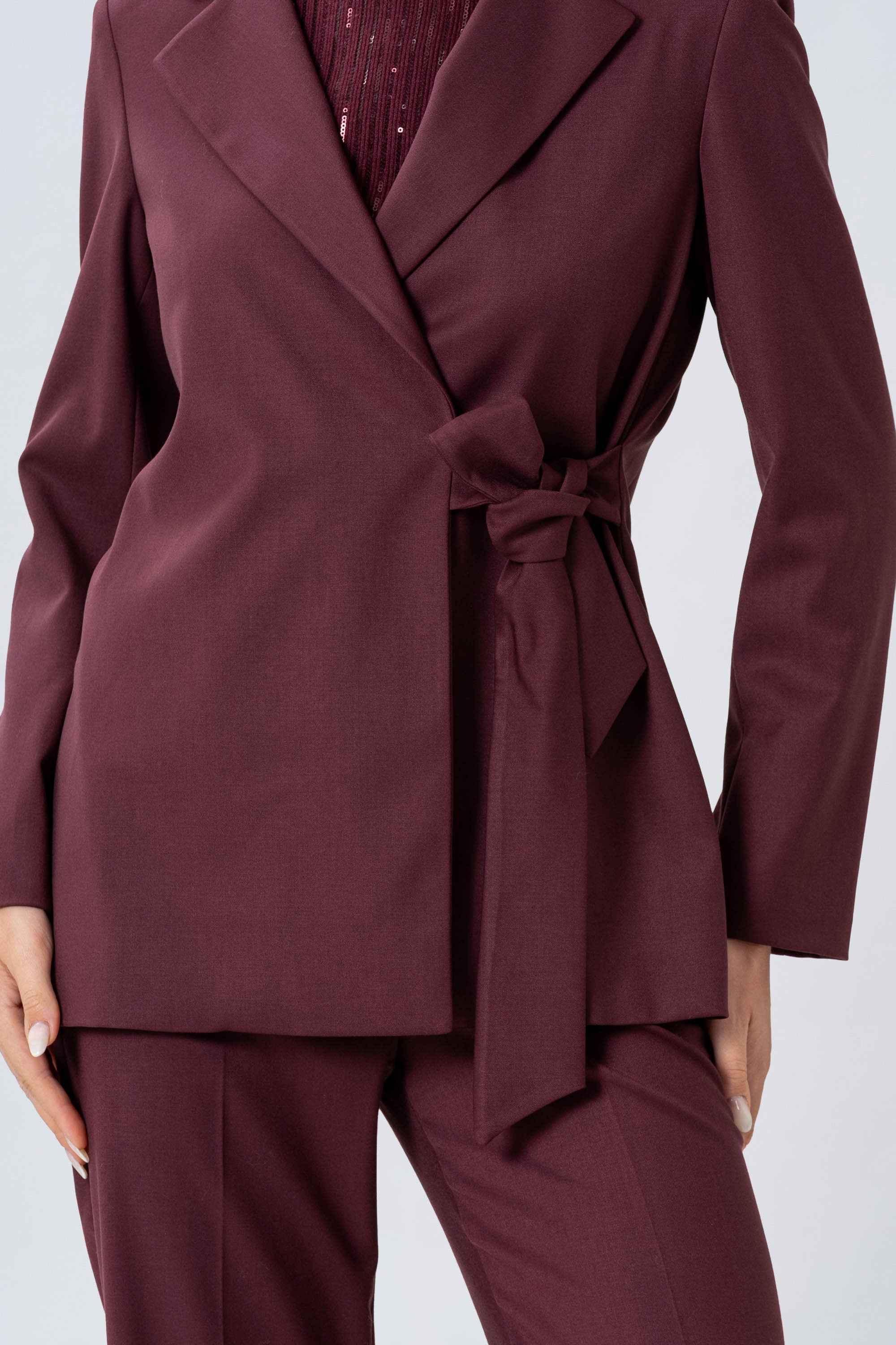 Giacca elegante con nodo - GIACCA TALIKAX - Image 3