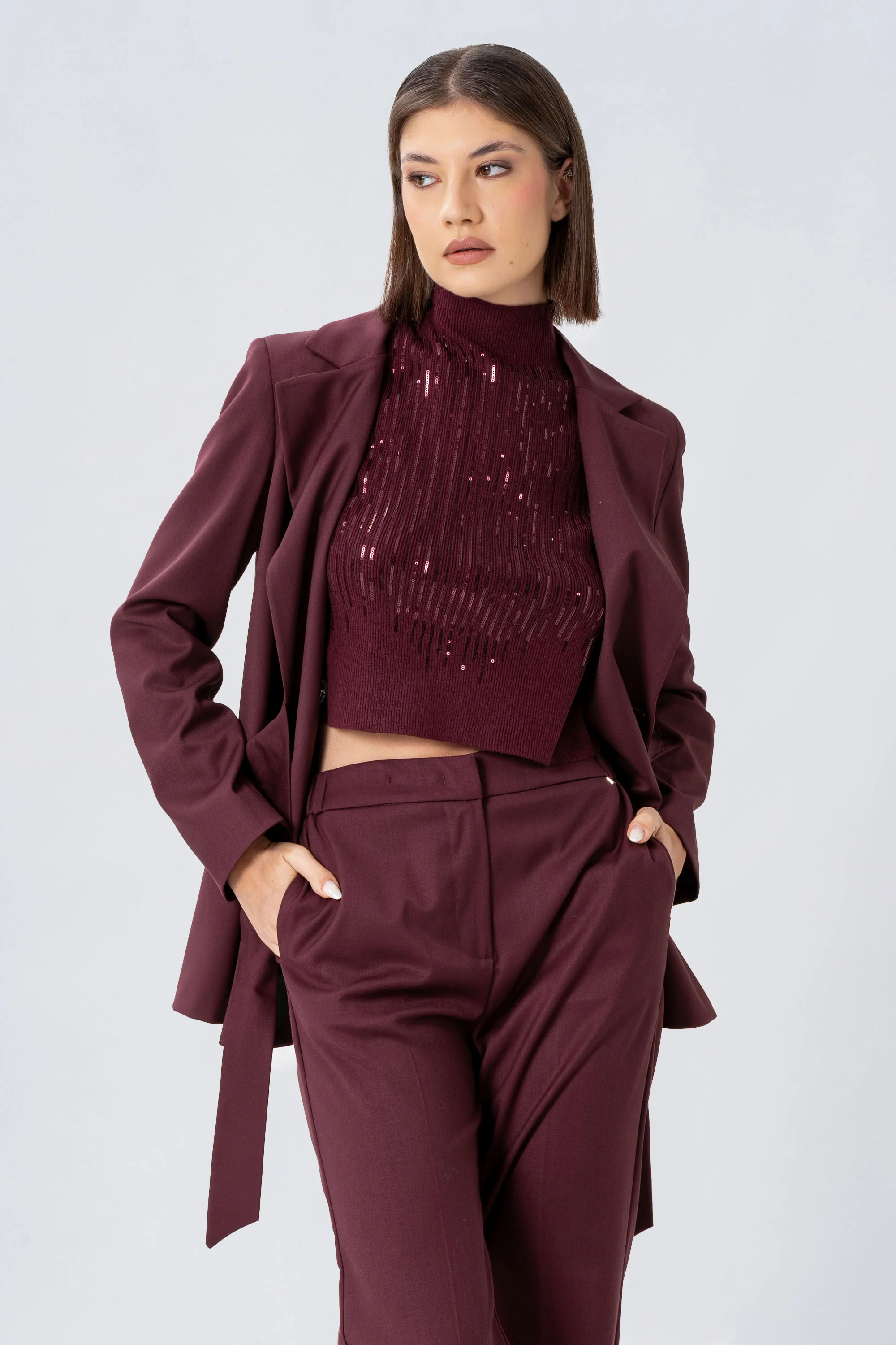 Giacca elegante con nodo - GIACCA TALIKAX - Image 5