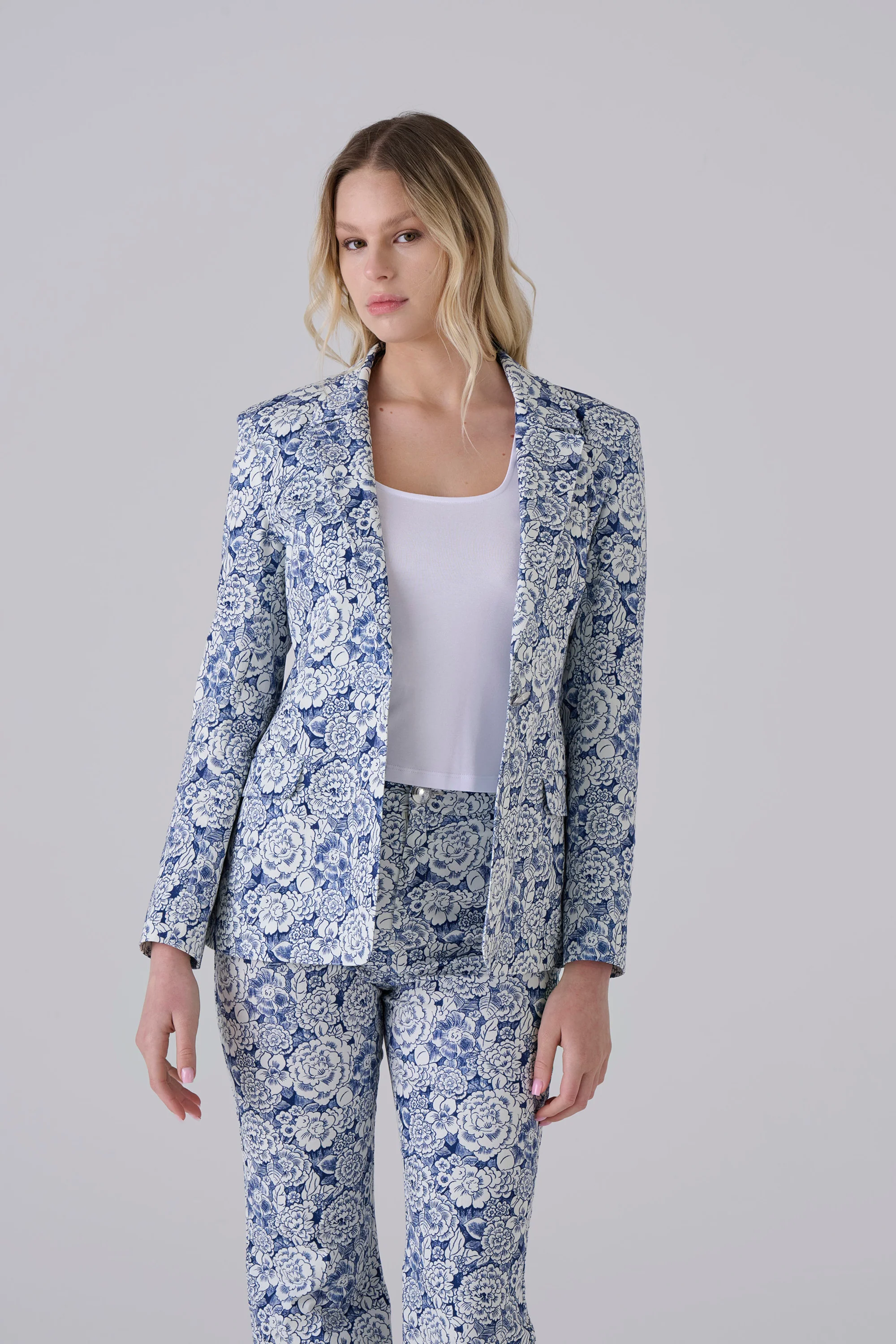 Giacca fantasia floreale - GIACCA A FANTASIA COLINEX