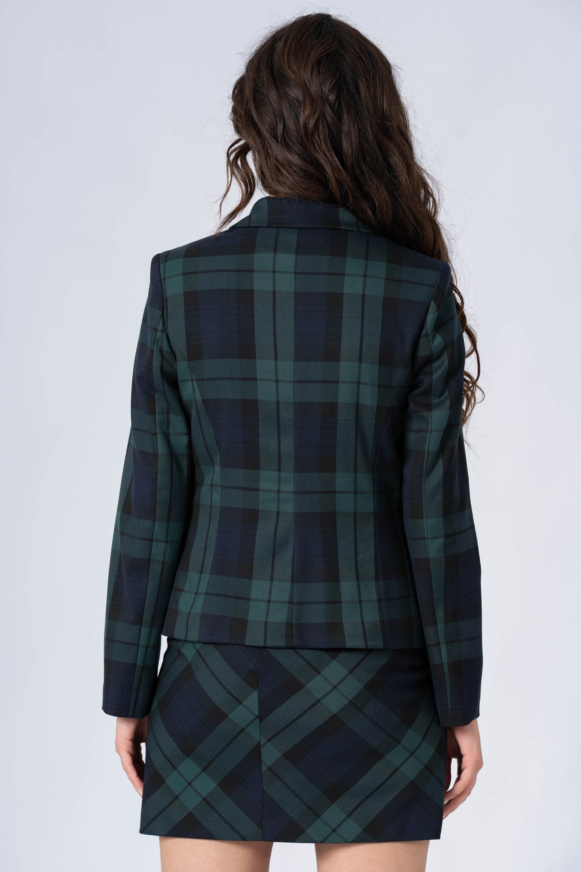 Giacca tartan doppiopetto - GIACCA A QUADRI DAALX - Image 4
