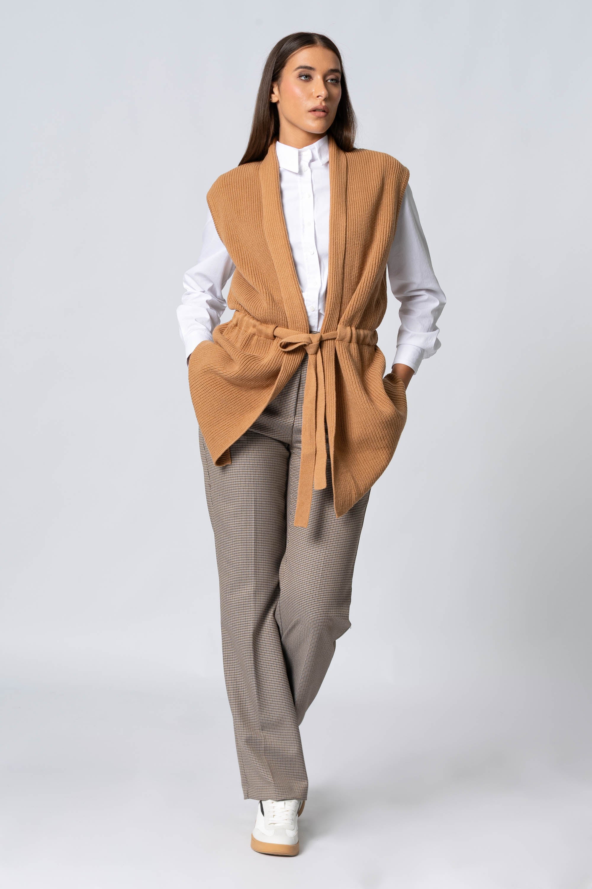 Giet lungo in maglia - Gilet In Maglia KATIAX - Image 6