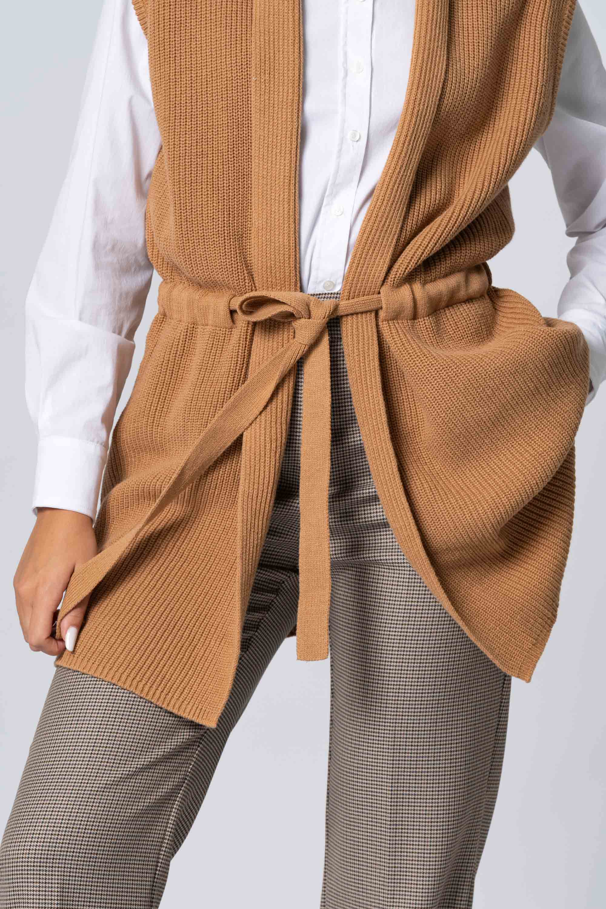 Giet lungo in maglia - Gilet In Maglia KATIAX - Image 7