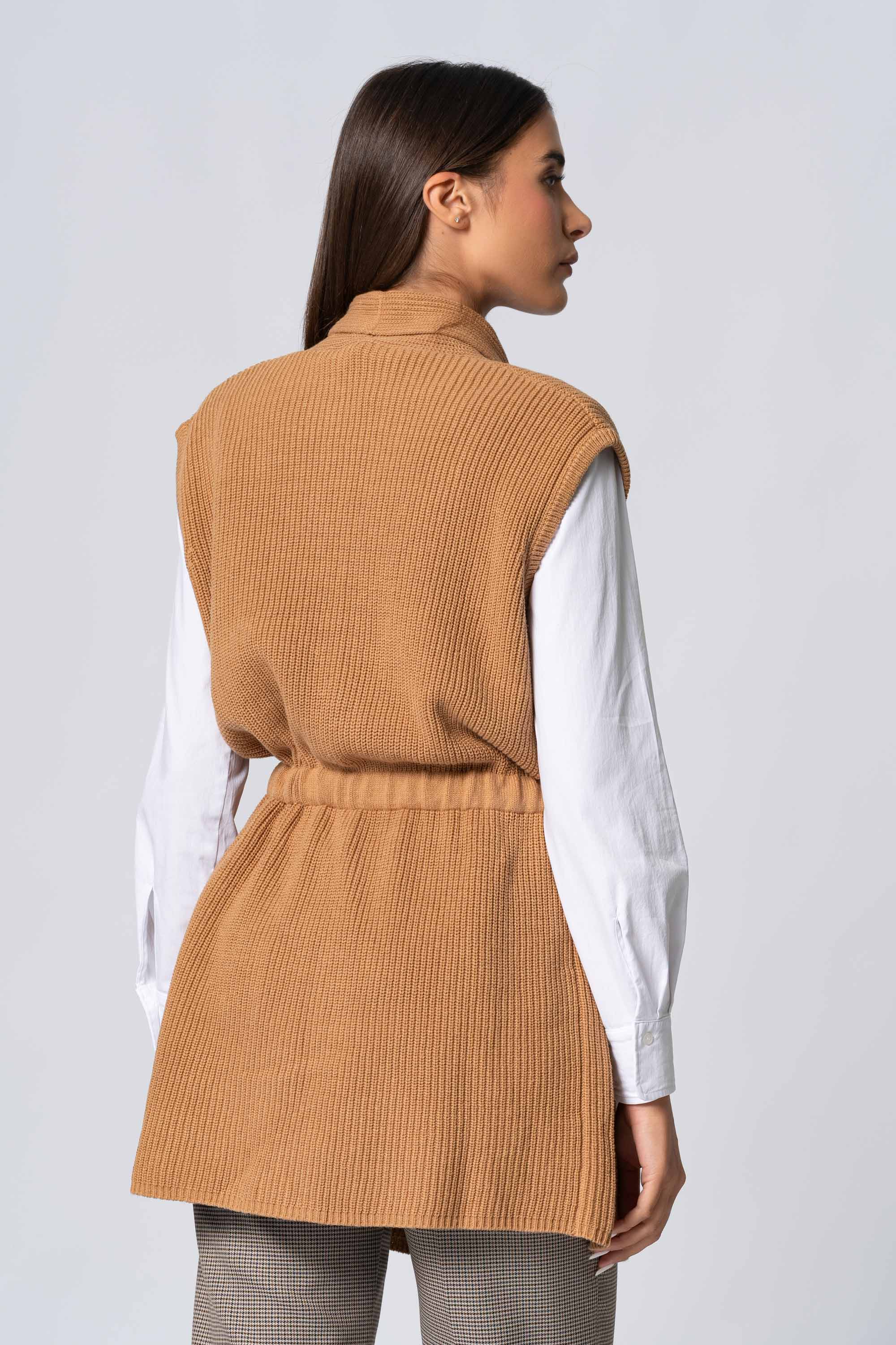 Giet lungo in maglia - Gilet In Maglia KATIAX - Image 8