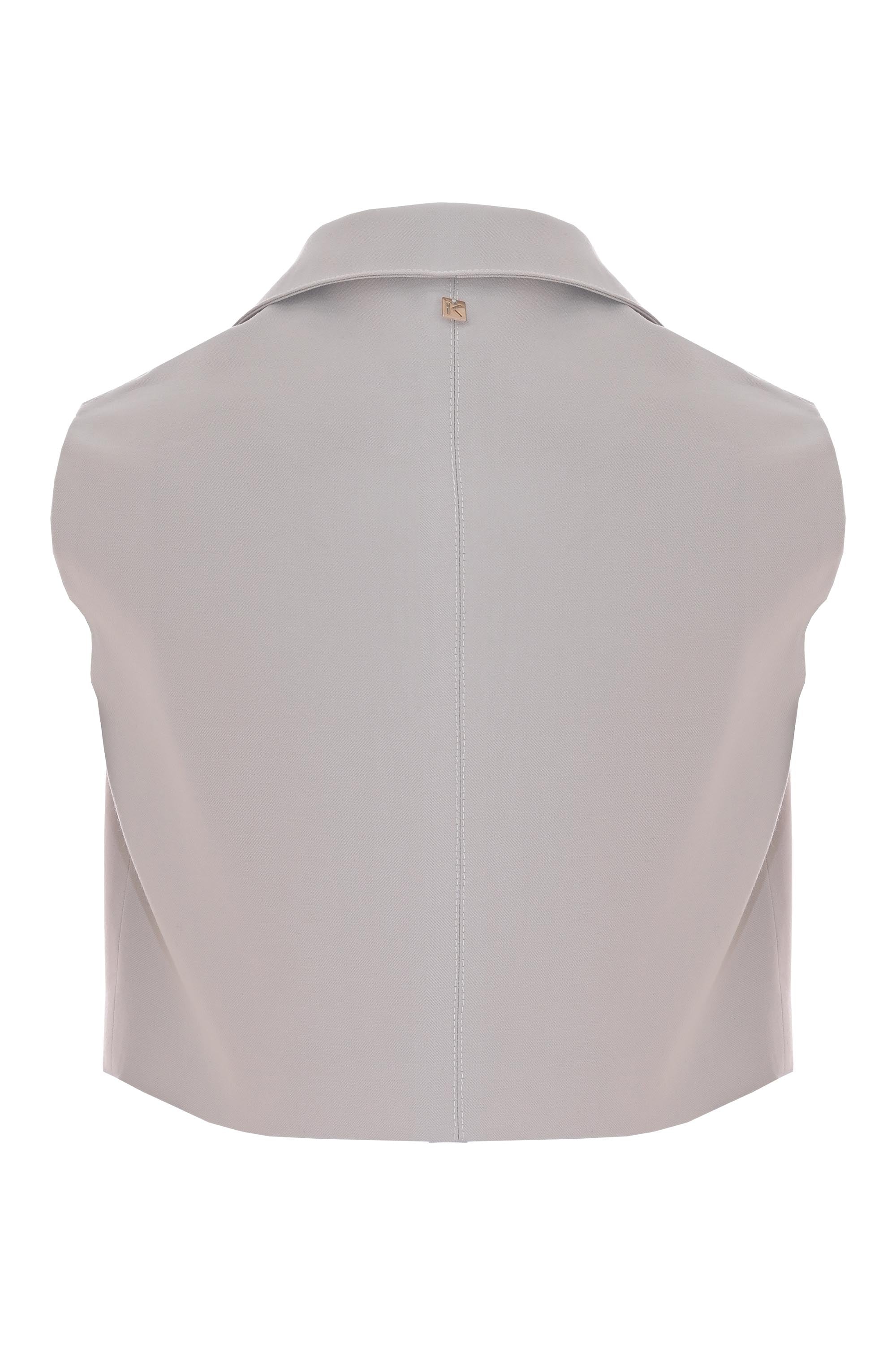 Gilet corto monopetto - GILET VINA - Image 2