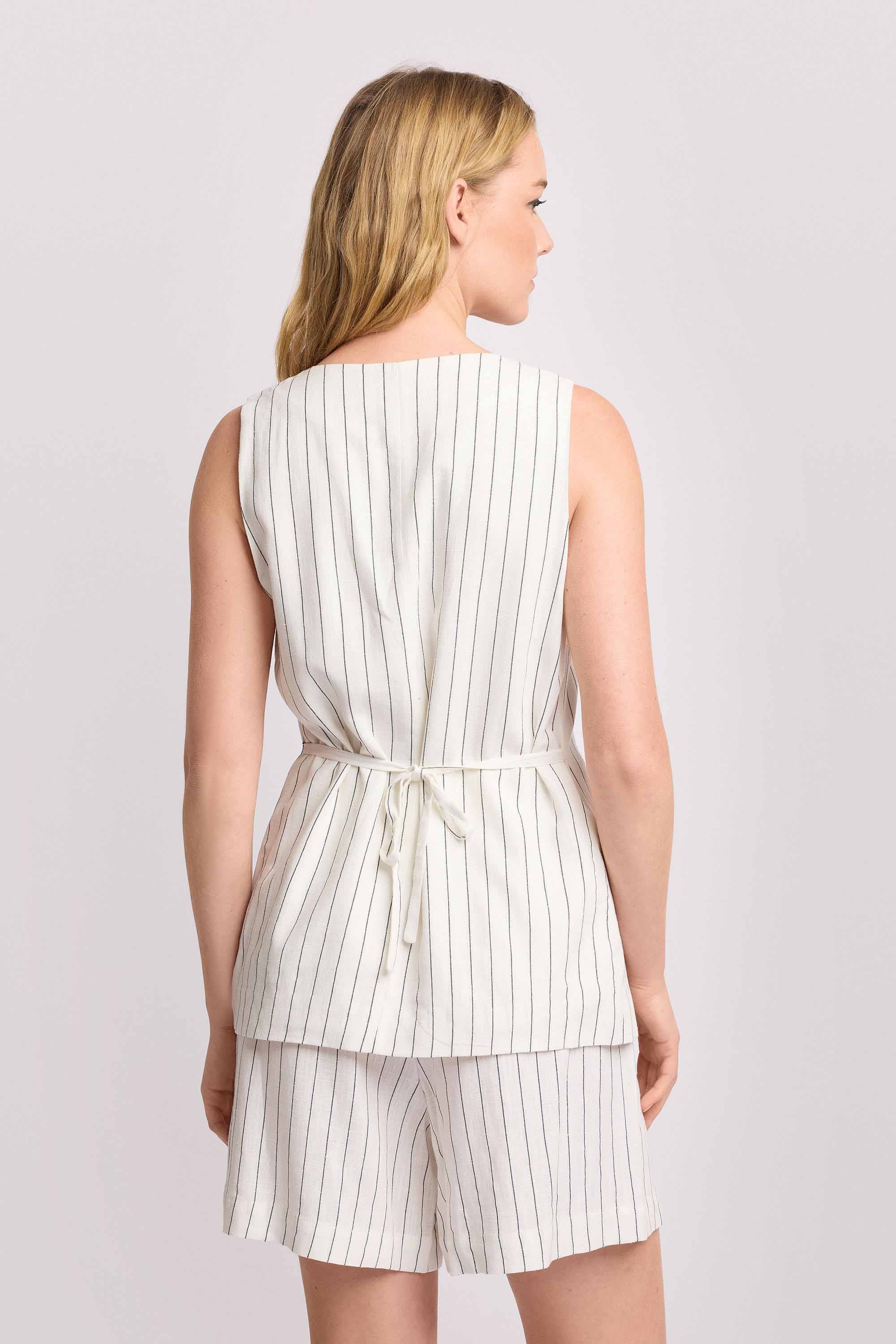Gilet sartoriale a righe - Gilet MATHIAS - Image 3