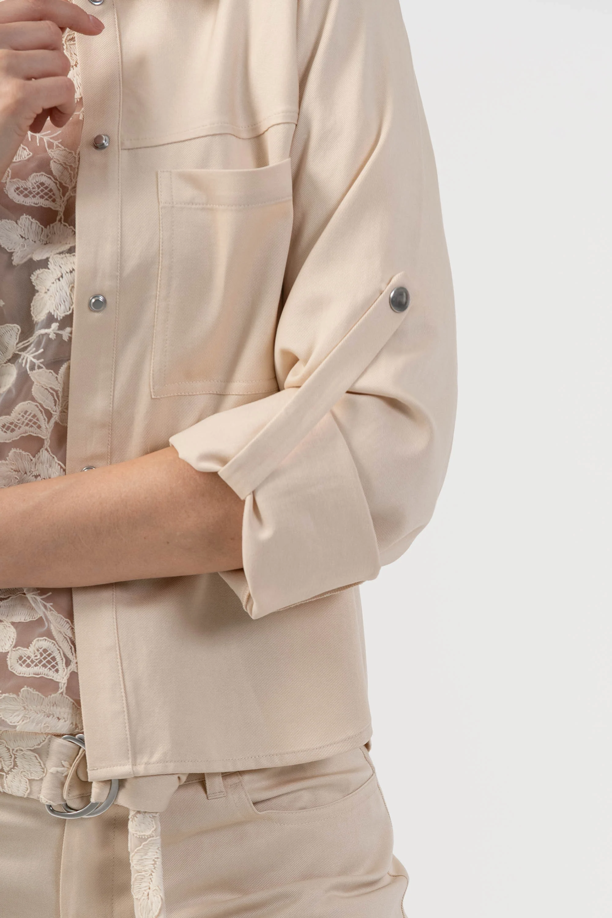 Giubbino con colletto ricamato - CAMICIA KULKARIX - Image 3