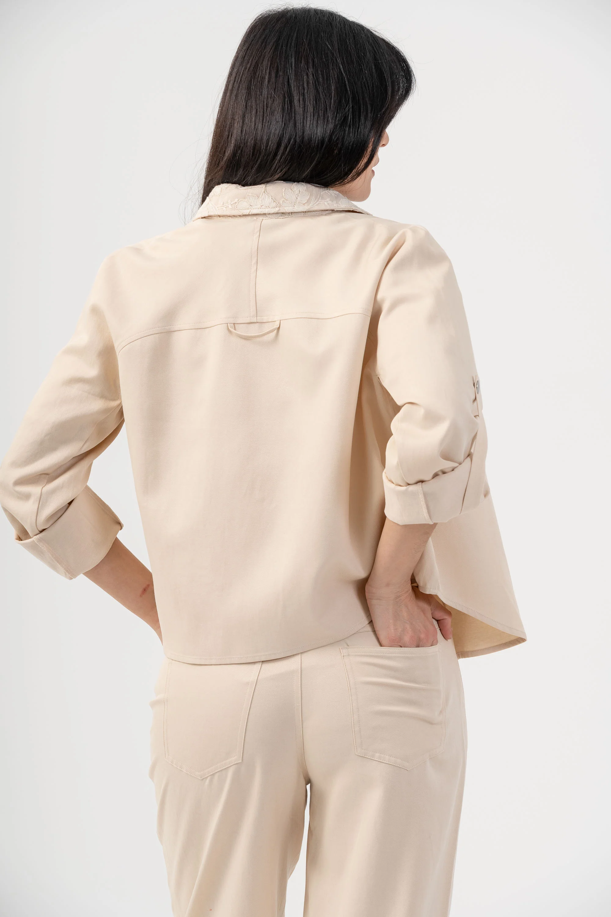 Giubbino con colletto ricamato - CAMICIA KULKARIX - Image 4