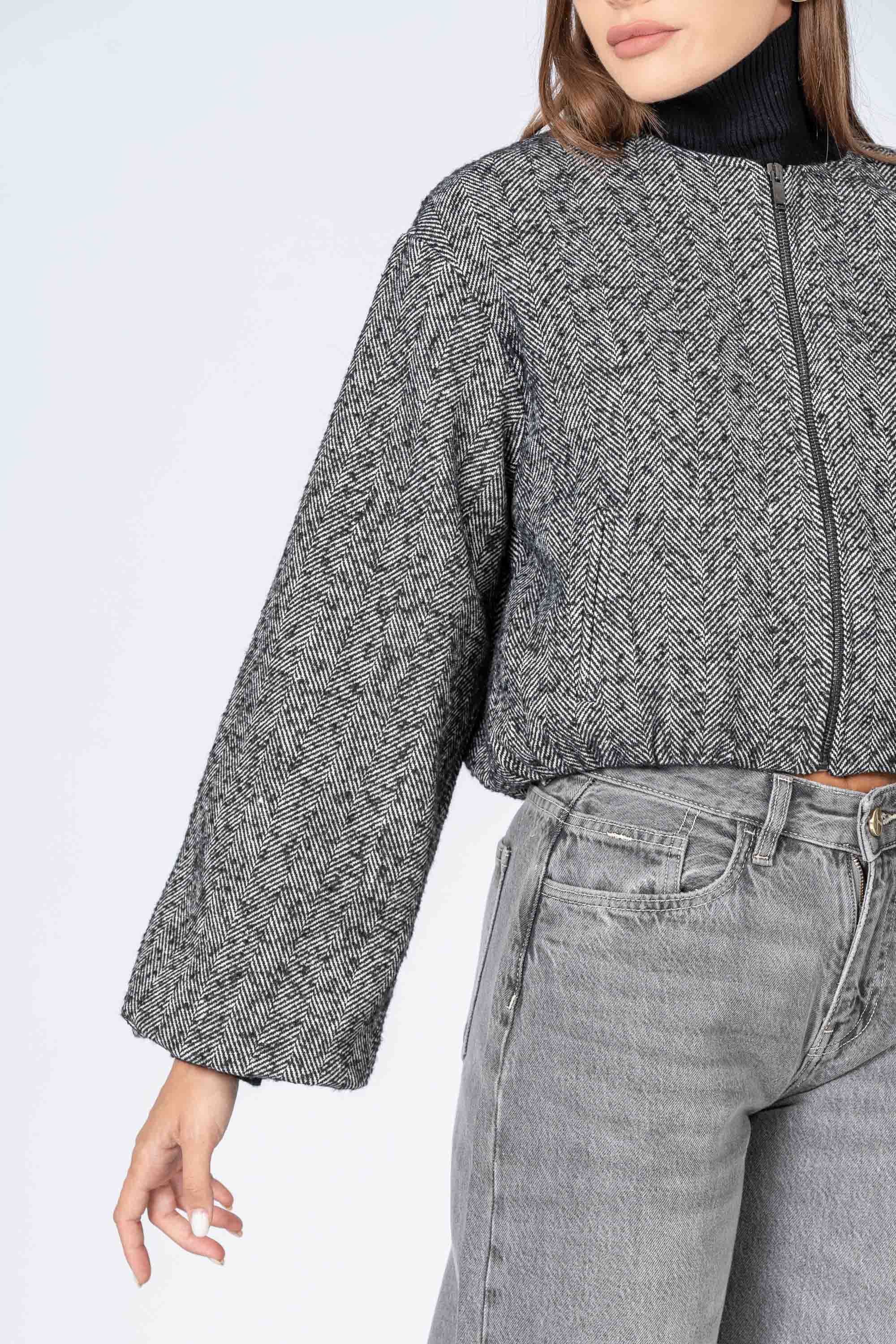 Giubbino corto stile bomber - GIUBBINO TITHIAX - Image 3