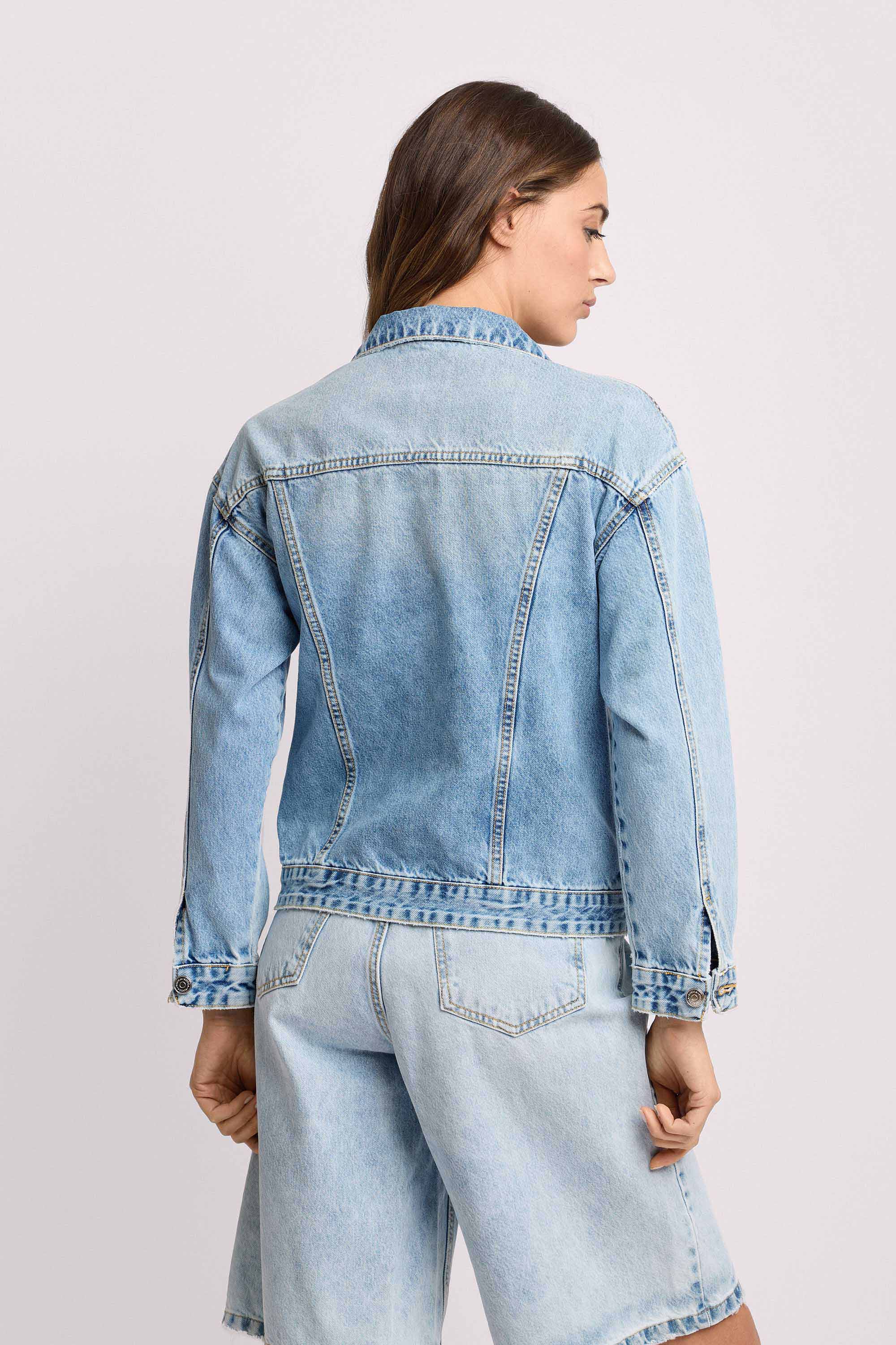 Giubbino in denim - Giubbotto Denim LIDURINA - Image 3