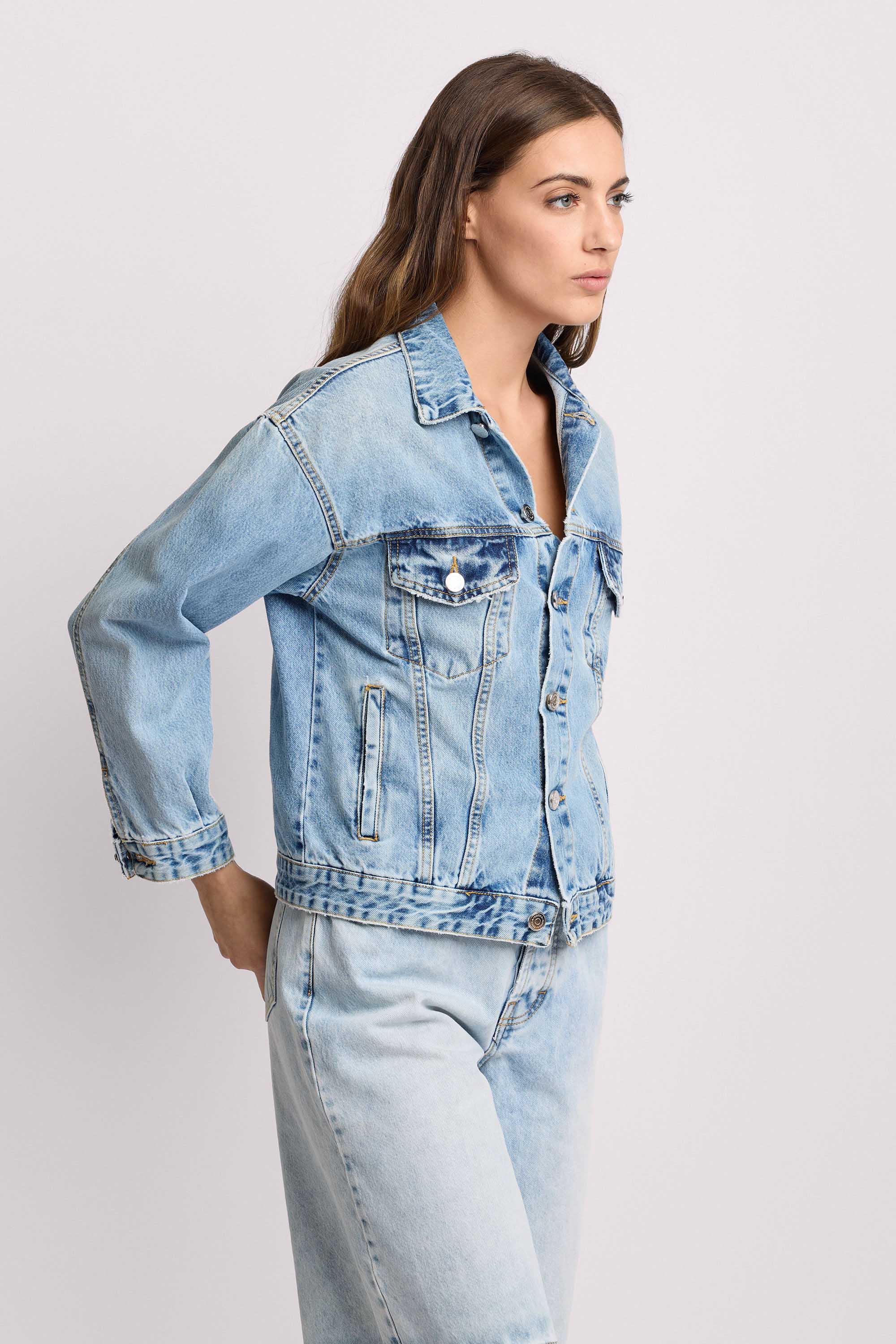 Giubbino in denim - Giubbotto Denim LIDURINA - Image 4
