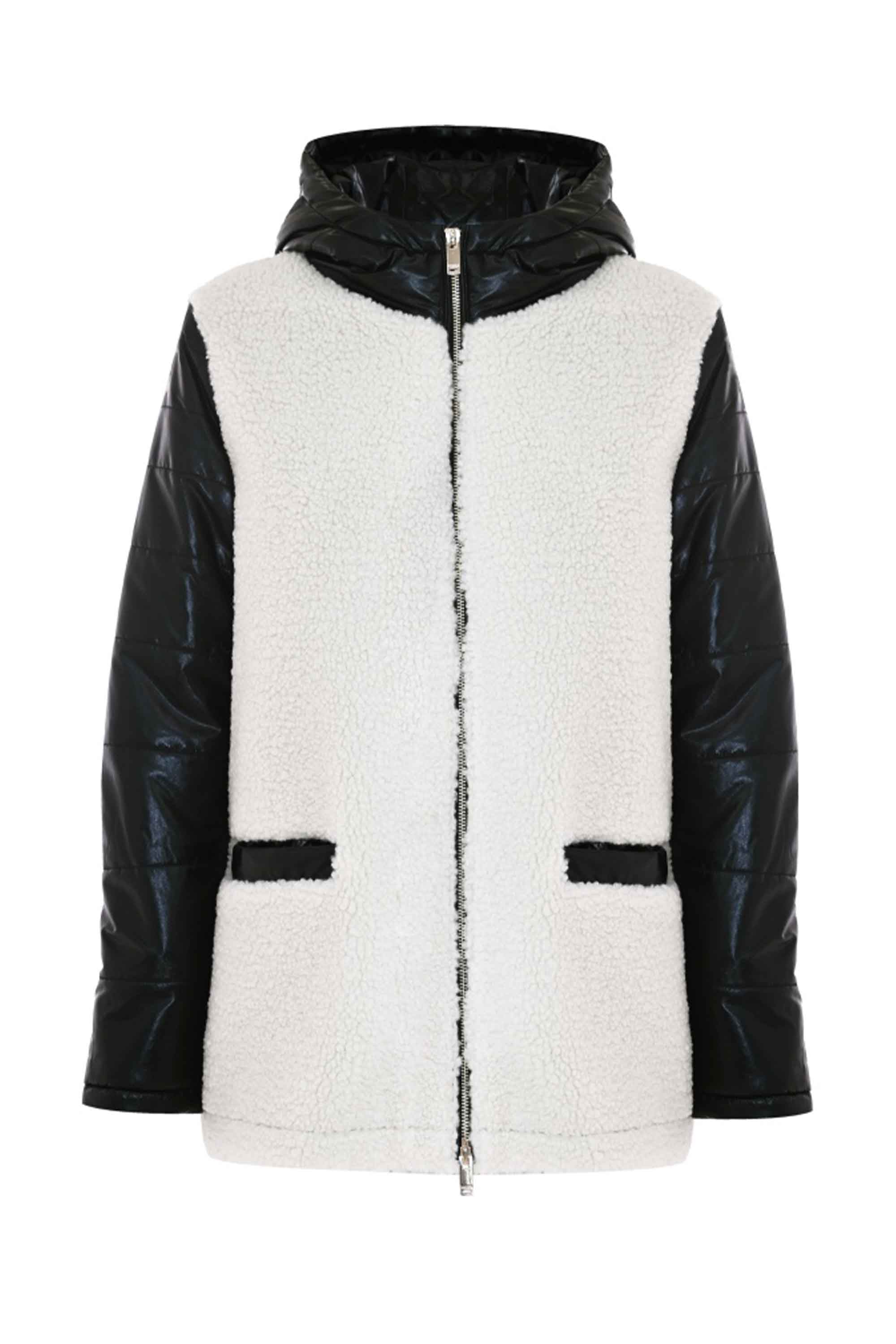 Giubbotto teddy coat in contrasto - Giubbotto Casiltre - Image 5