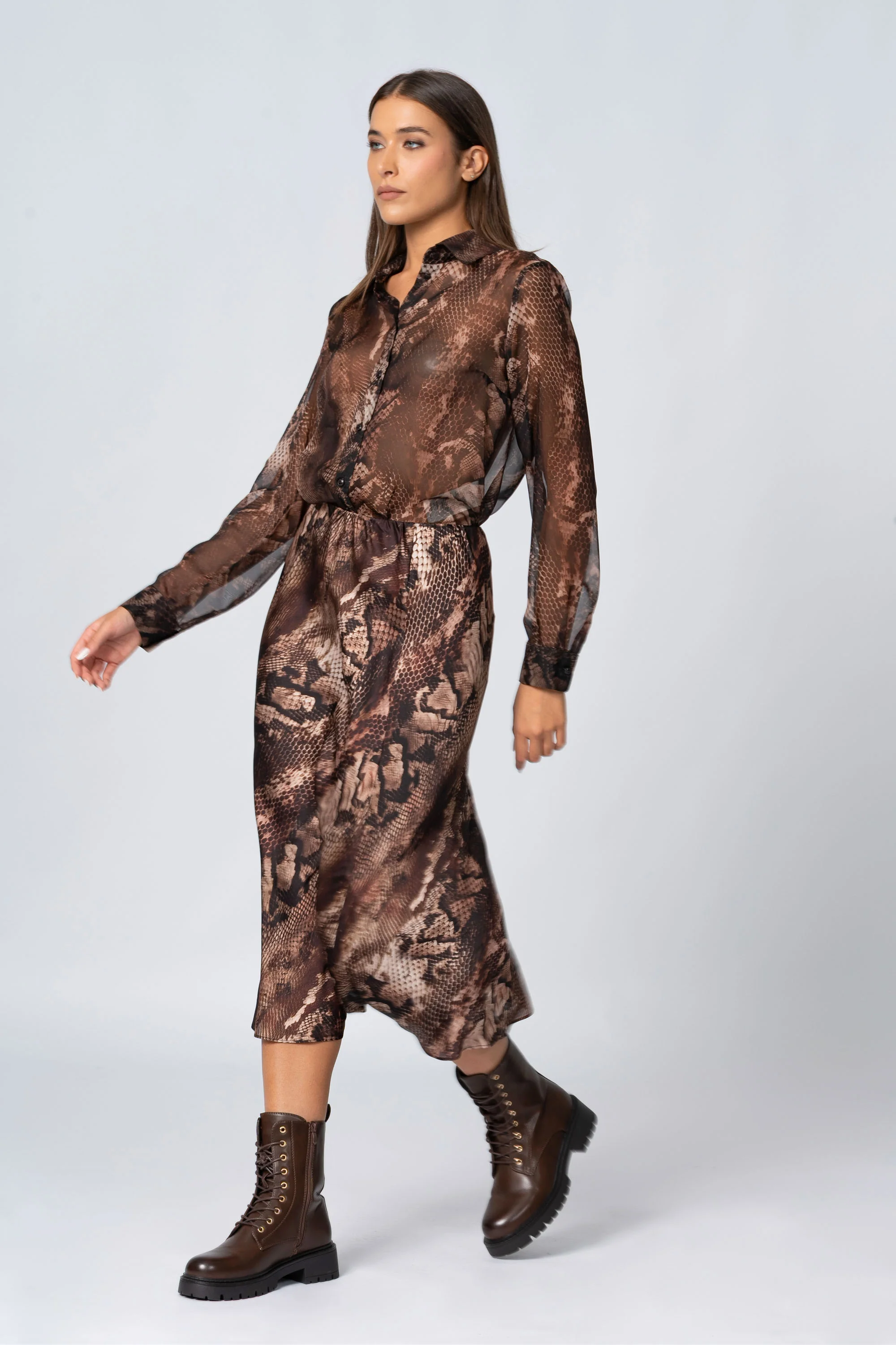 Gonna con stampa animalier - Gonna A Fantasia GABRIELAX - Image 2