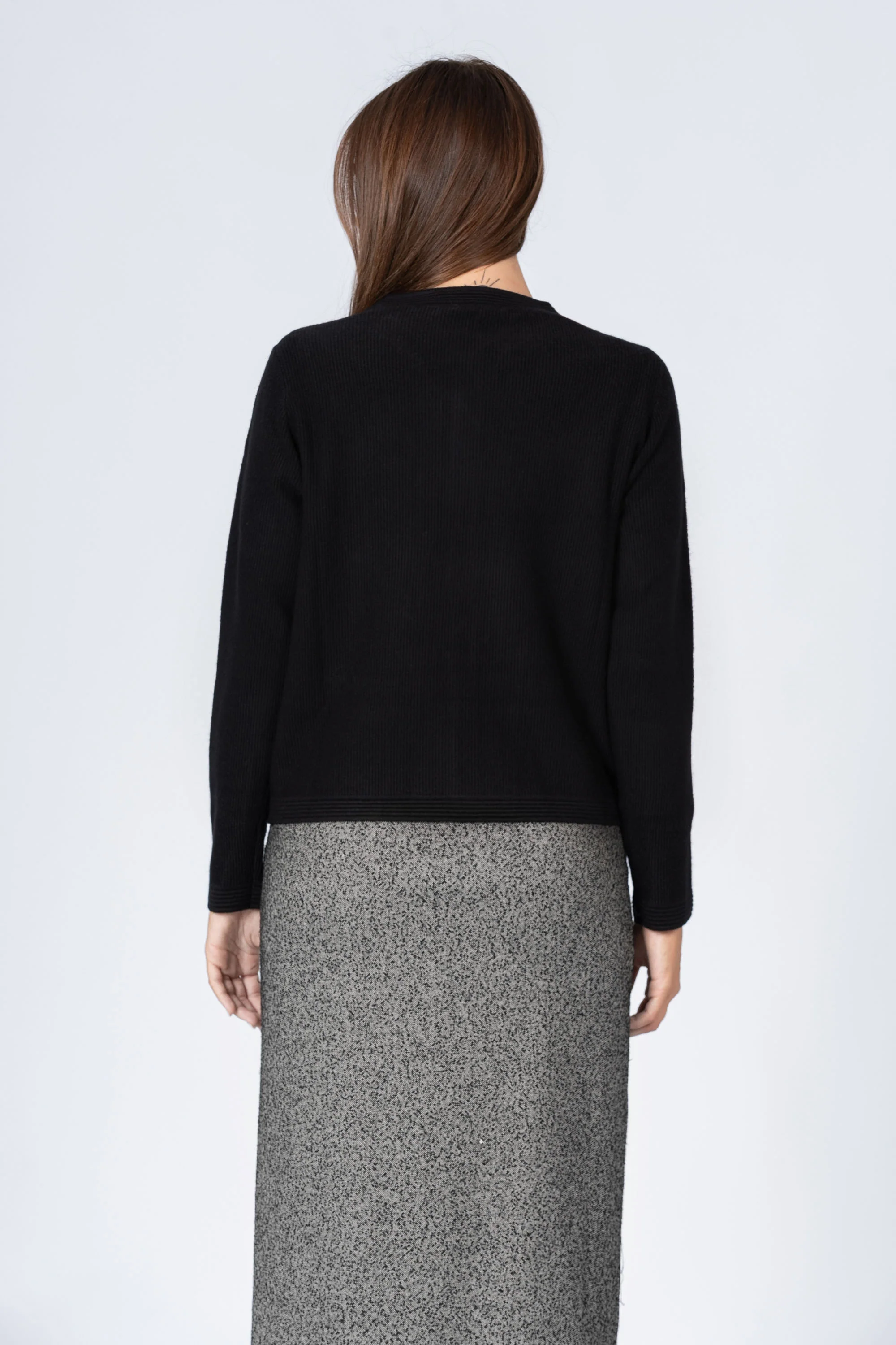 Maglia cardigan con bottoni dorati - MAGLIA CARDIGAN M/L FLORENZAX - Image 8