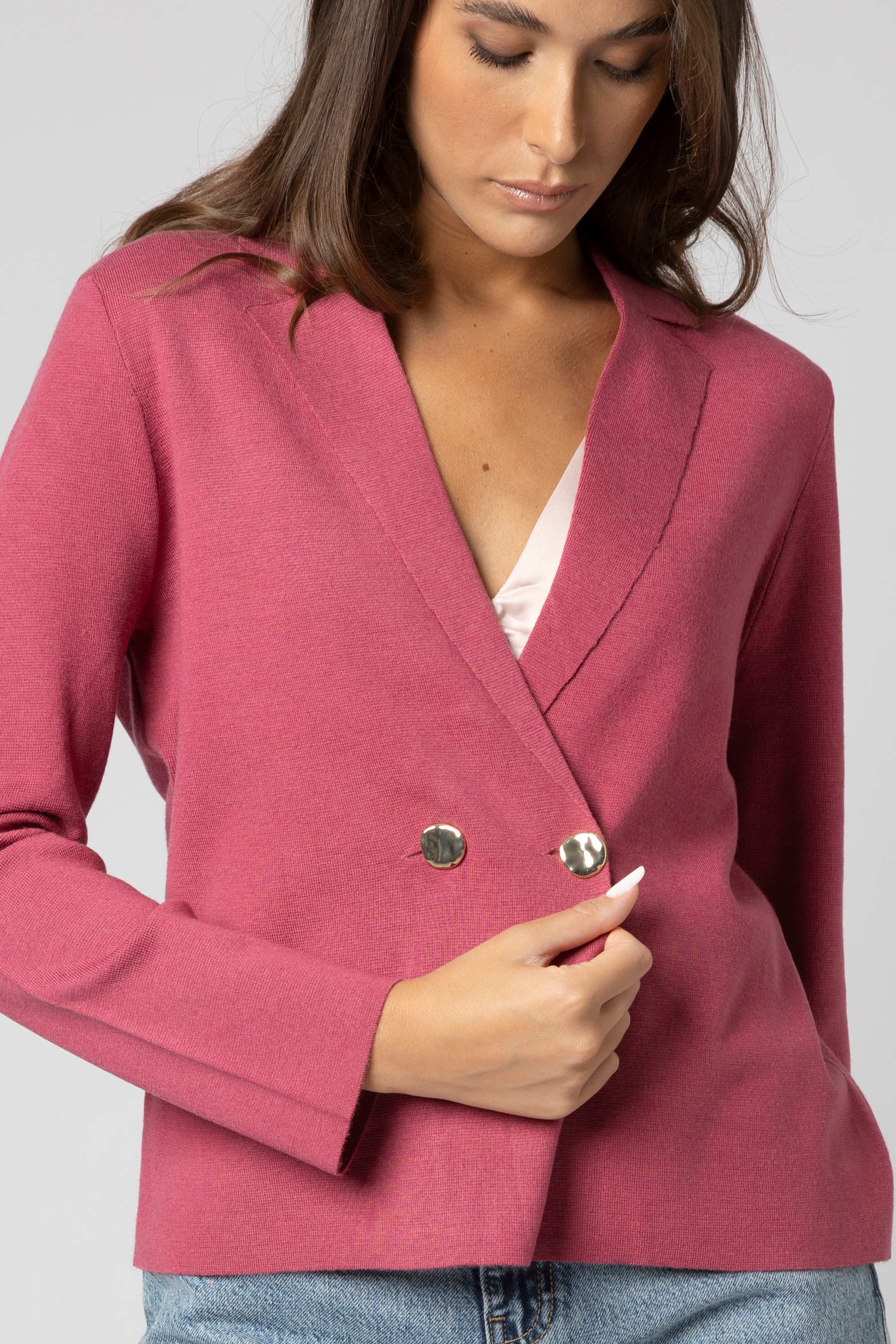 Maglia cardigan a due bottoni - Maglia Cardigan M/L ARAVALIAX - Image 3