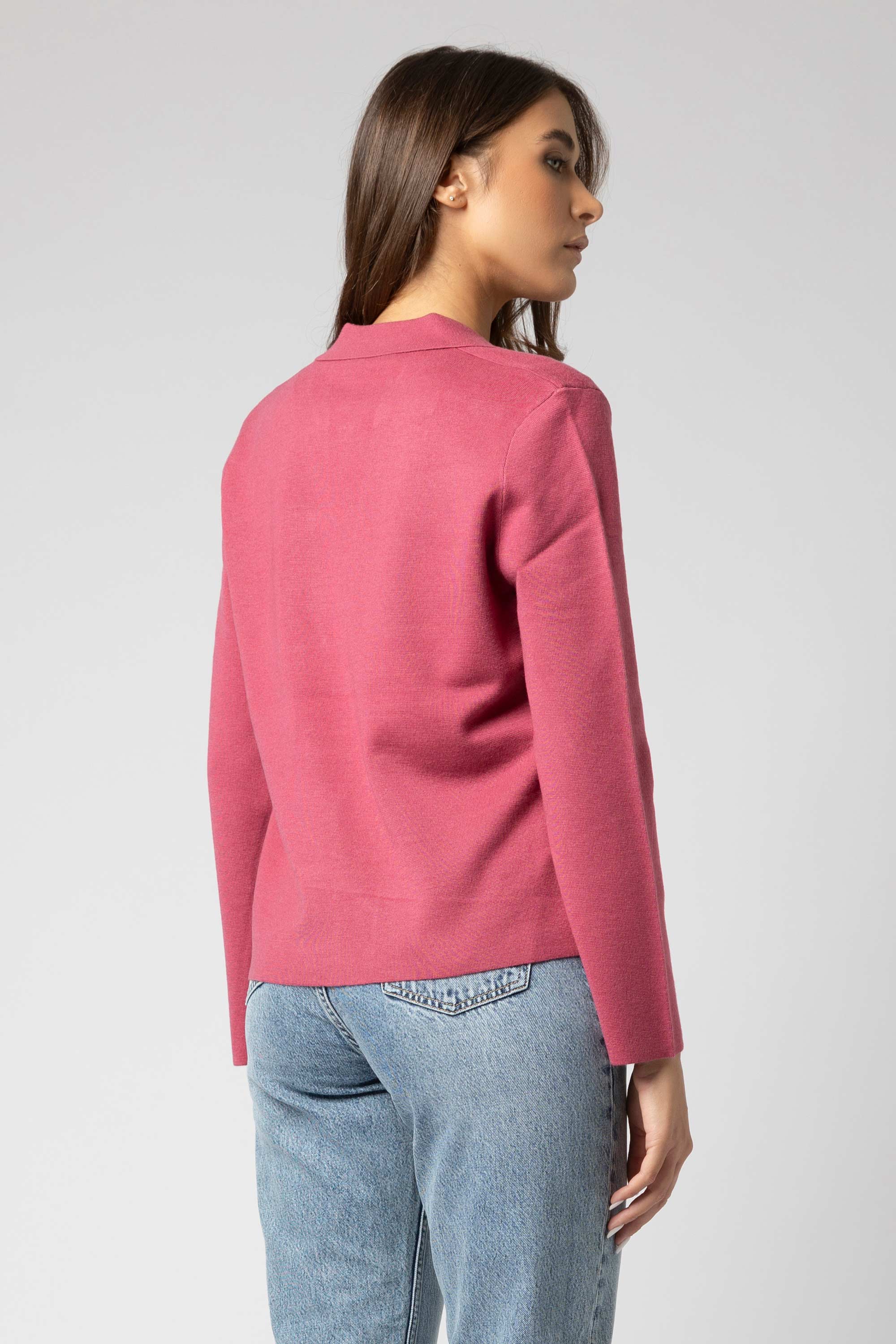 Maglia cardigan a due bottoni - Maglia Cardigan M/L ARAVALIAX - Image 4