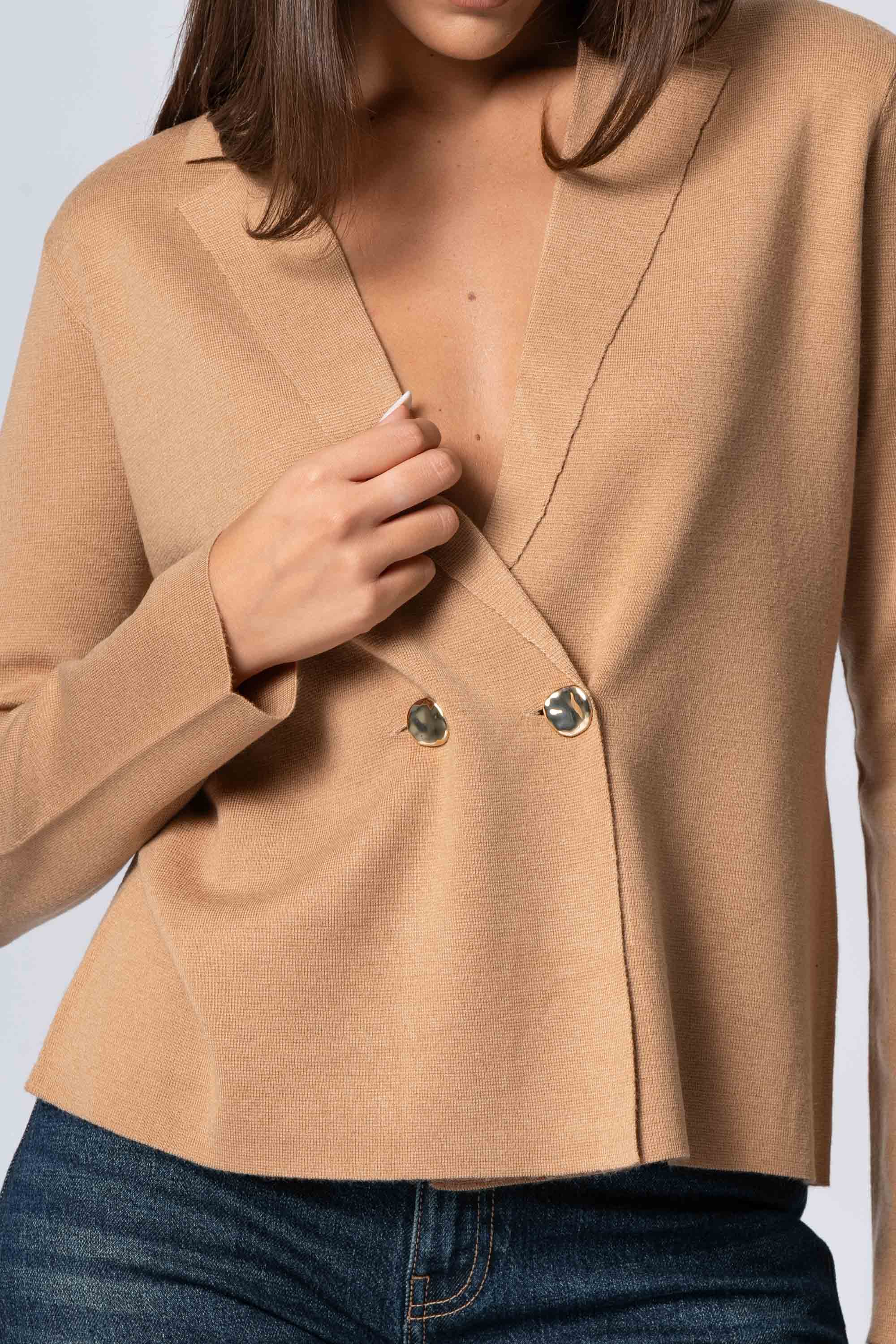 Maglia cardigan a due bottoni - Maglia Cardigan M/L ARAVALIAX - Image 7