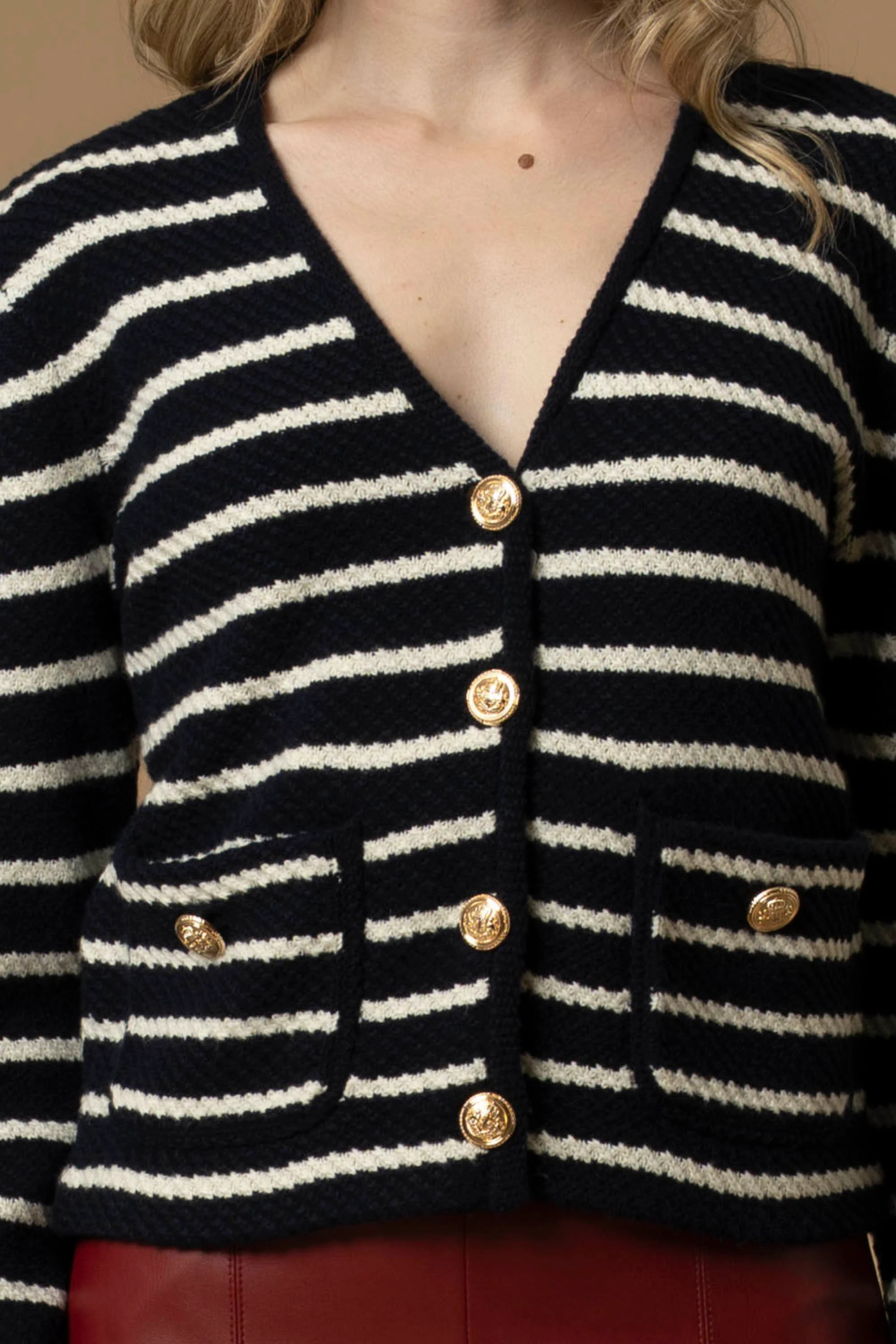 Maglia cardigan a righe - Maglia M/L Camlost - Image 3