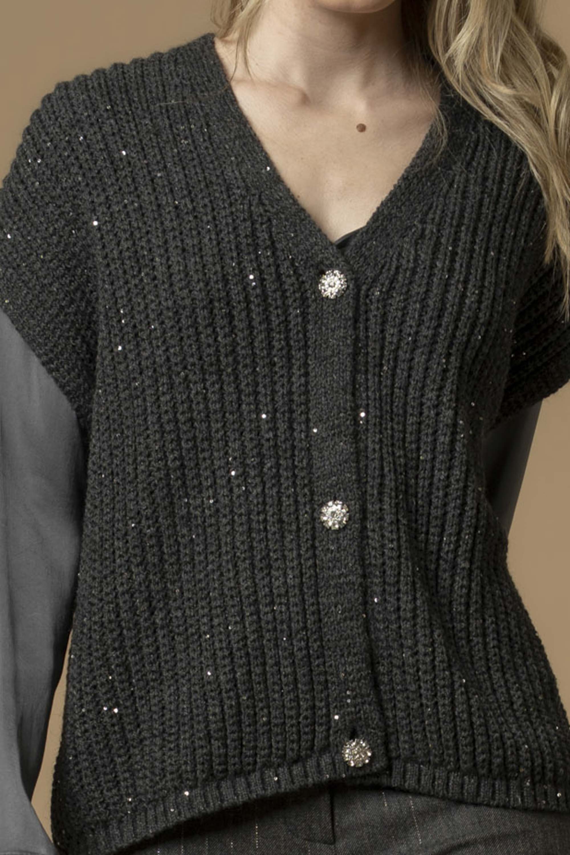 Maglia cardigan senza maniche - Maglia M/M Inisio - Image 2
