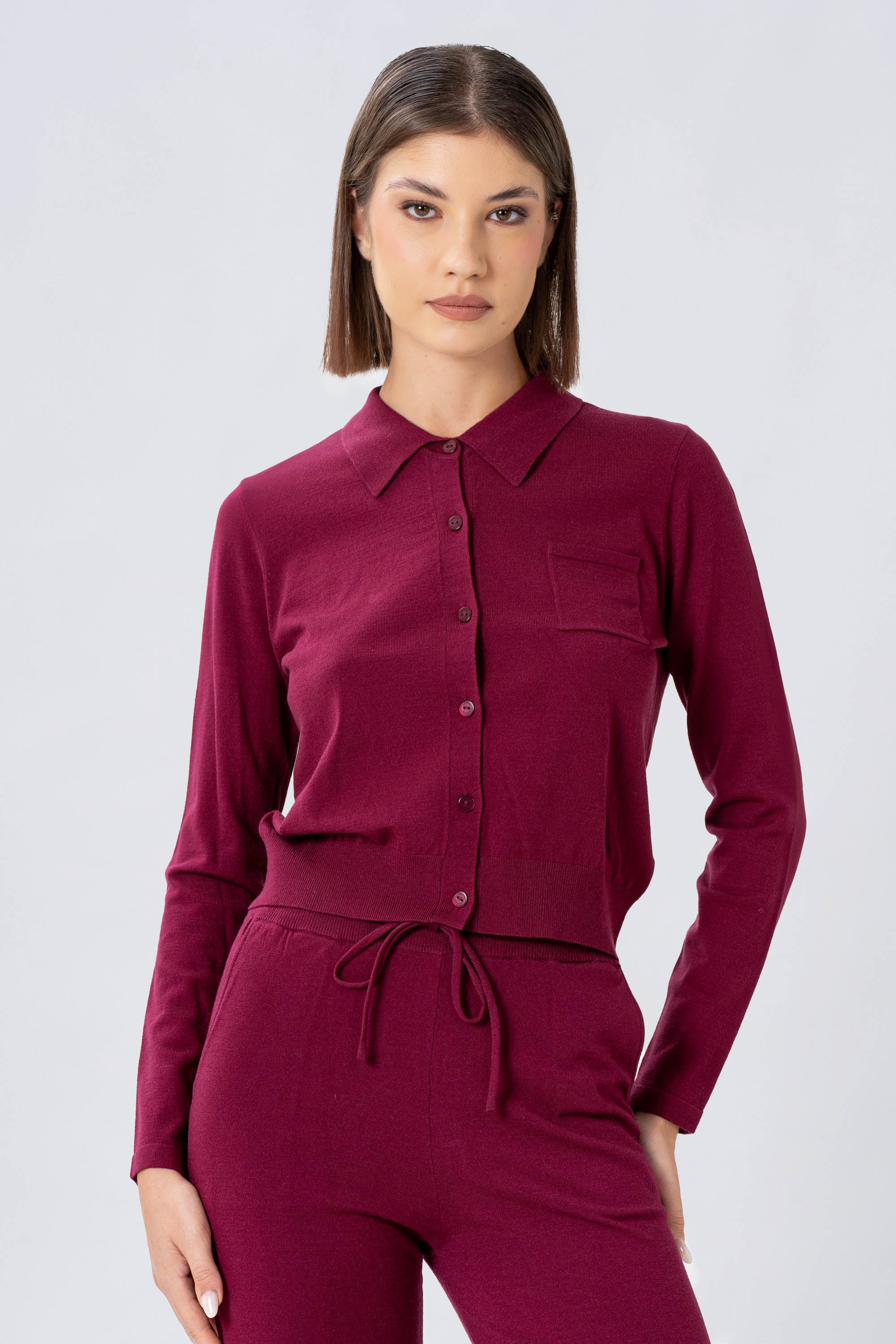 Maglia con colletto a punta - Maglia M/L VEAX - Image 5