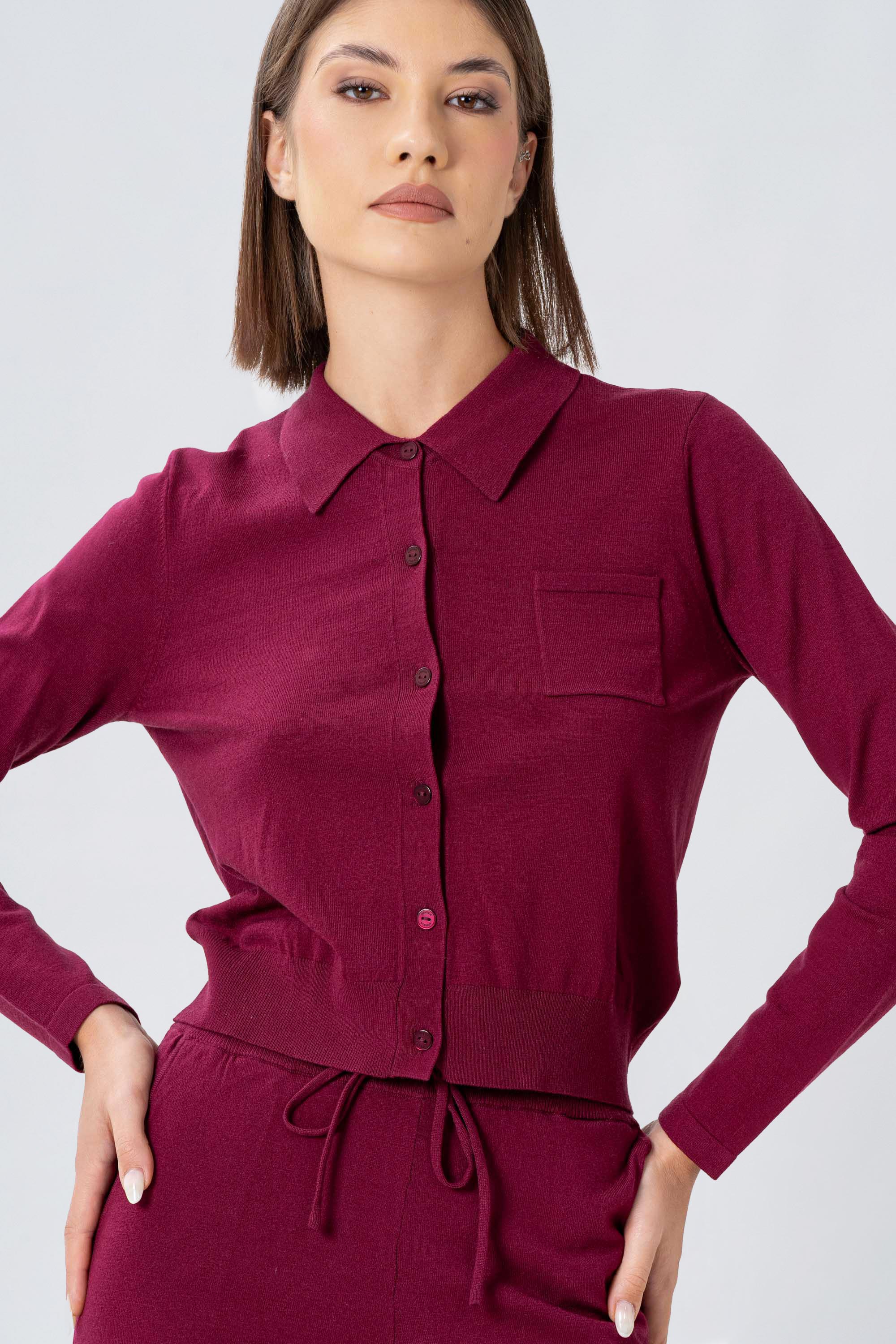Maglia con colletto a punta - Maglia M/L VEAX - Image 7