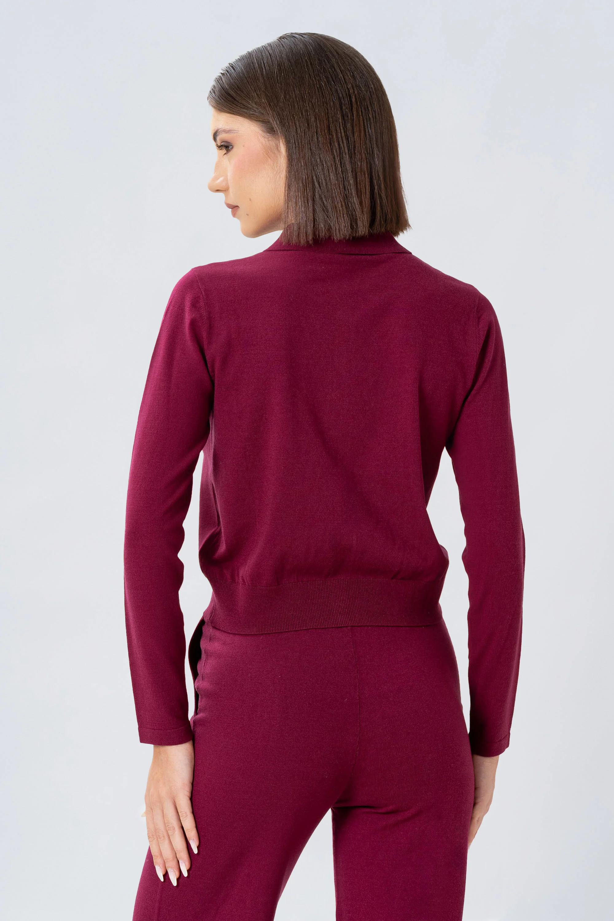 Maglia con colletto a punta - Maglia M/L VEAX - Image 8