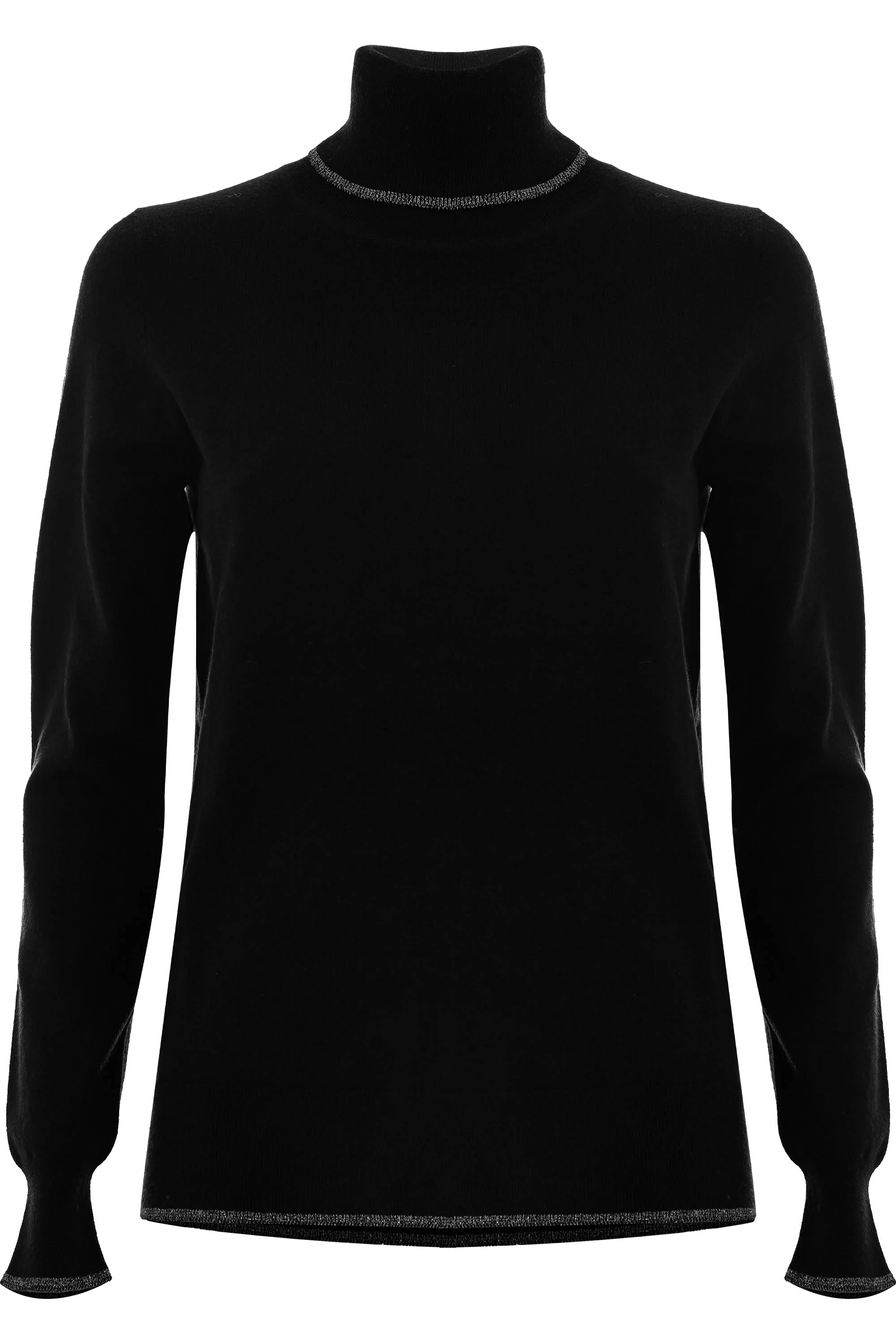 Maglia a collo alto con dettagli in strass - Maglia M/L Vally - Image 11