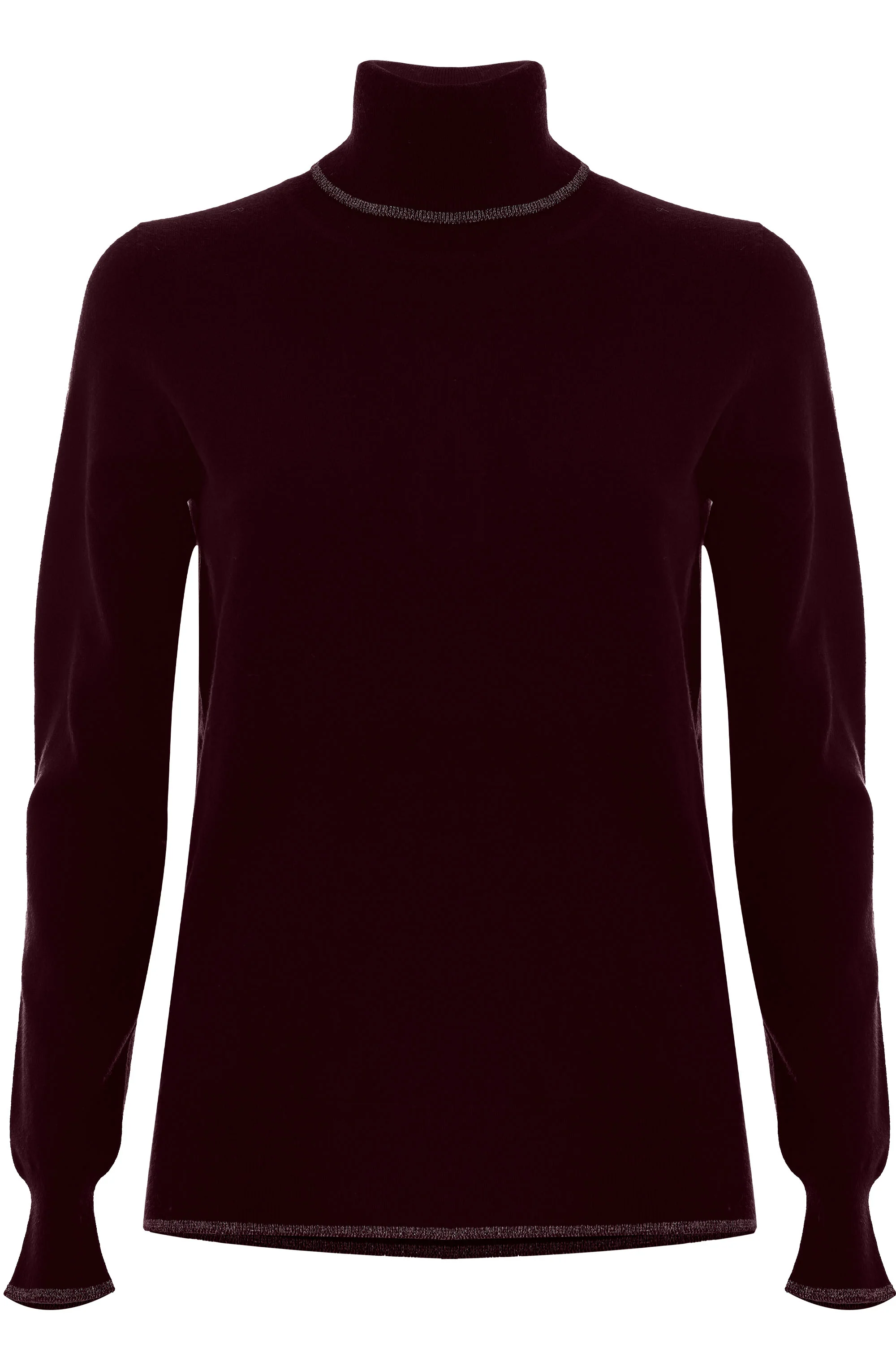 Maglia a collo alto con dettagli in strass - Maglia M/L Vally - Image 12