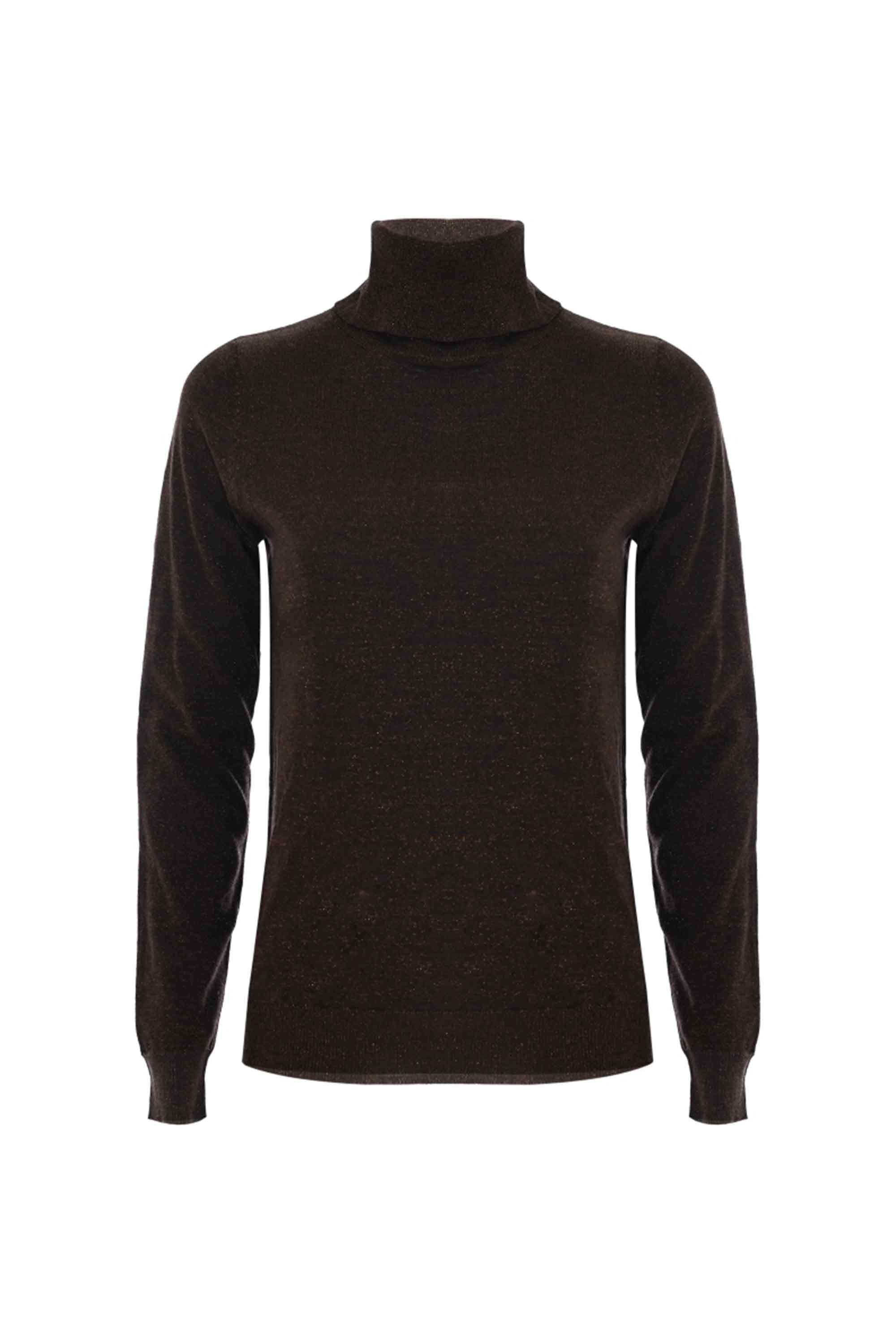 Maglia a collo alto in lurex - Maglia M/L Mauricia - Image 4