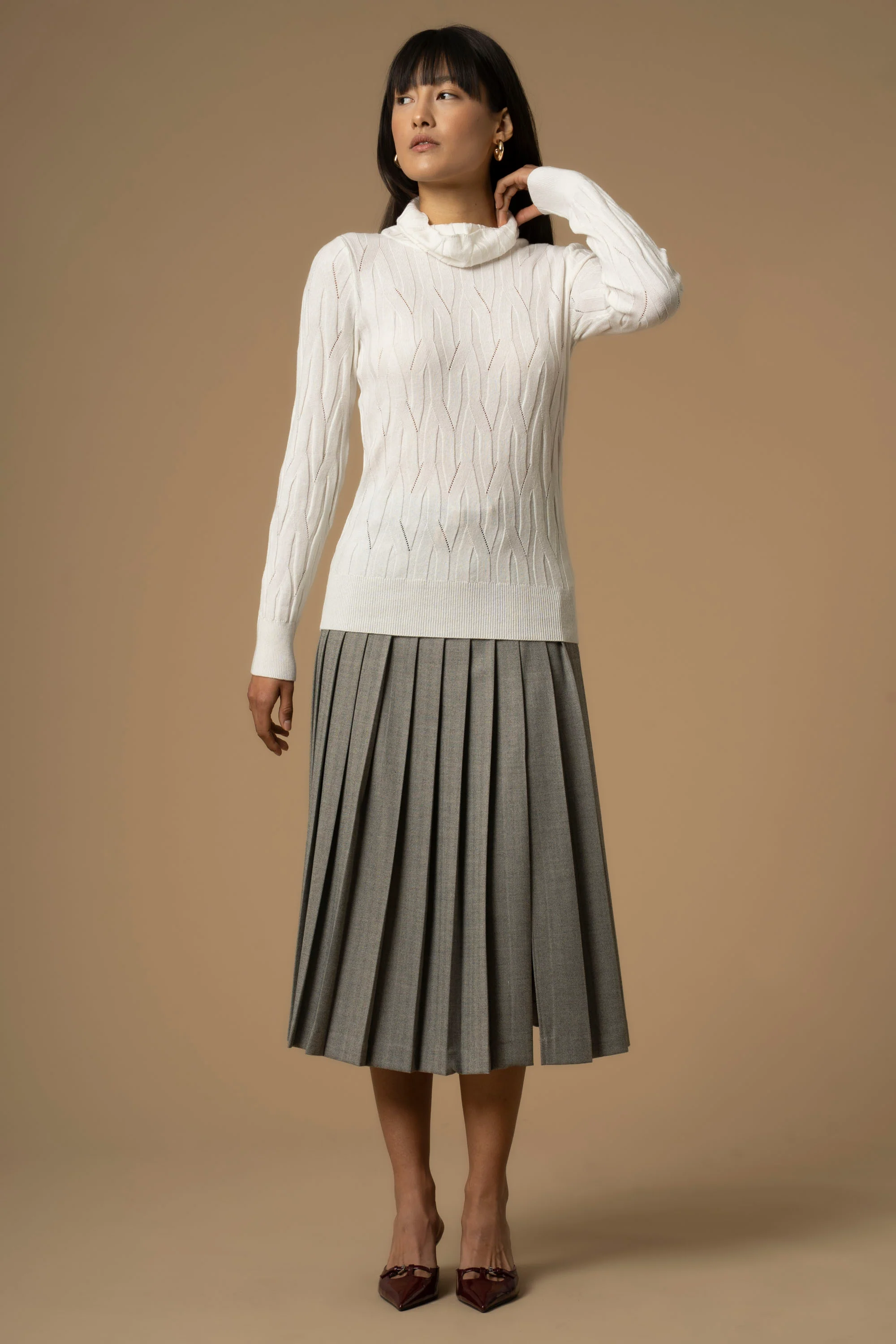 Maglia con collo alto morbido - Maglia M/L Dasio - Image 7