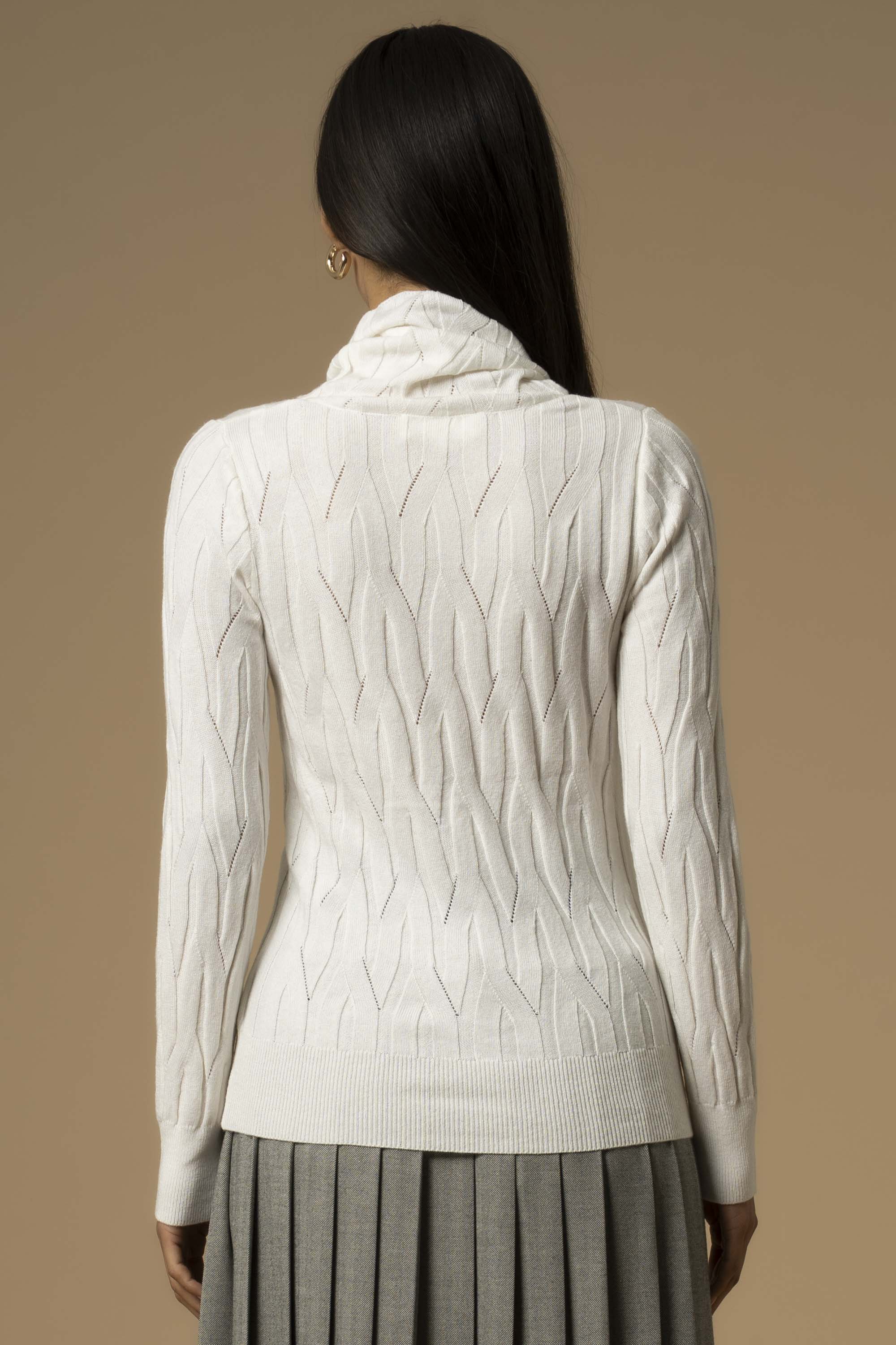 Maglia con collo alto morbido - Maglia M/L Dasio - Image 9