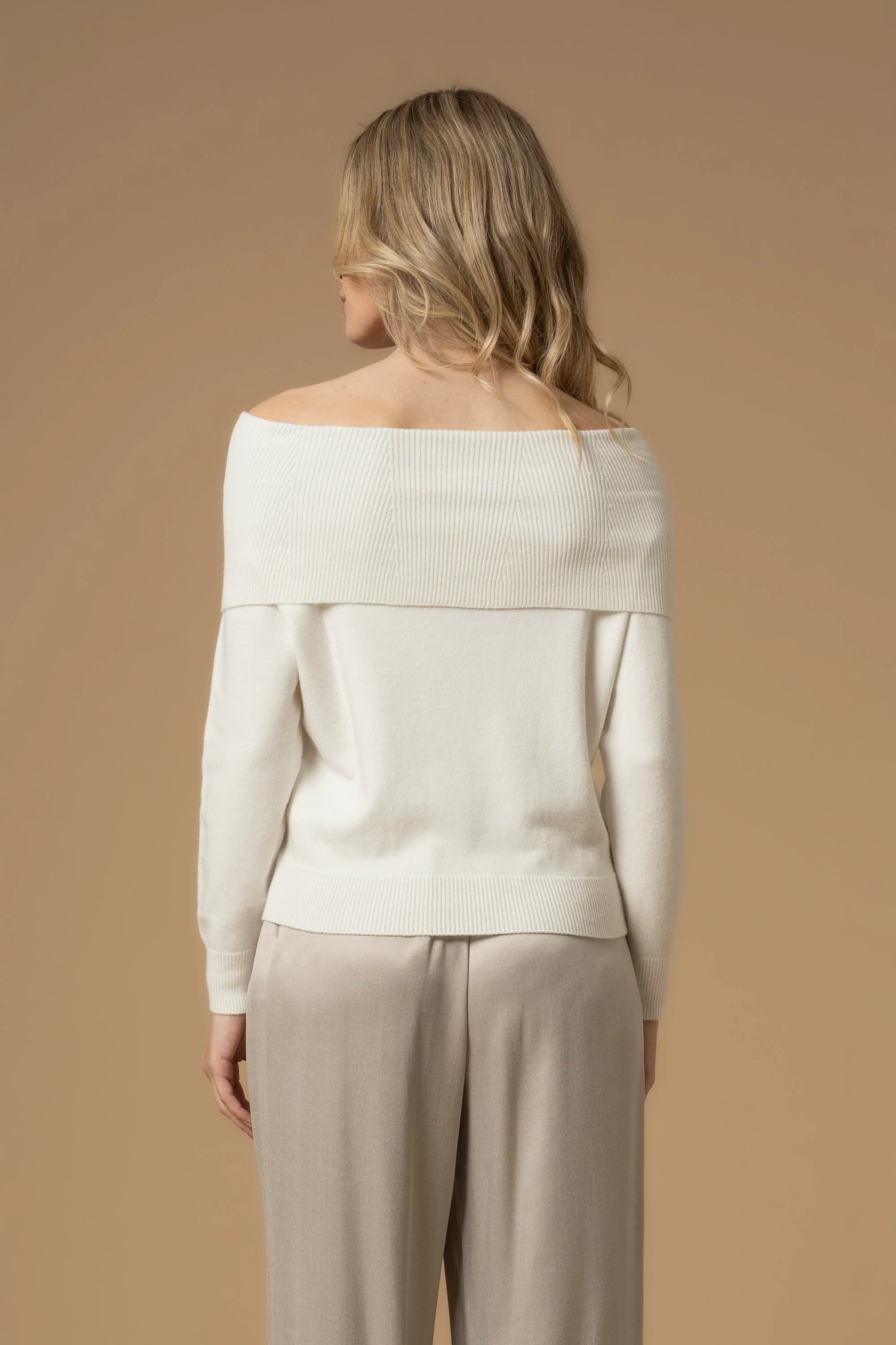 Maglia con collo doppio bardot - Maglia M/L Aviera - Image 3