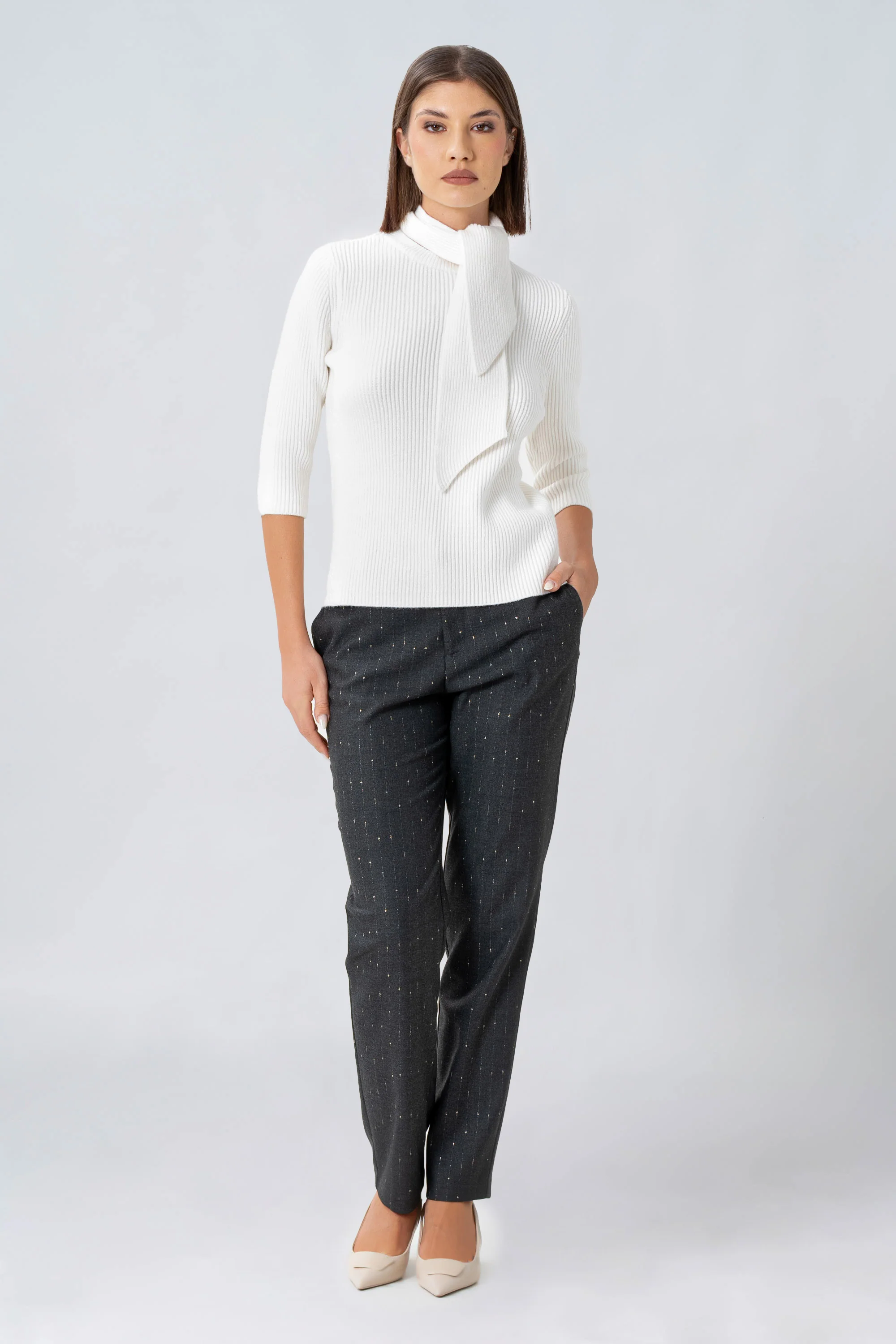 Maglia con collo a sciarpa - MAGLIA M/L NICOLAX - Image 2