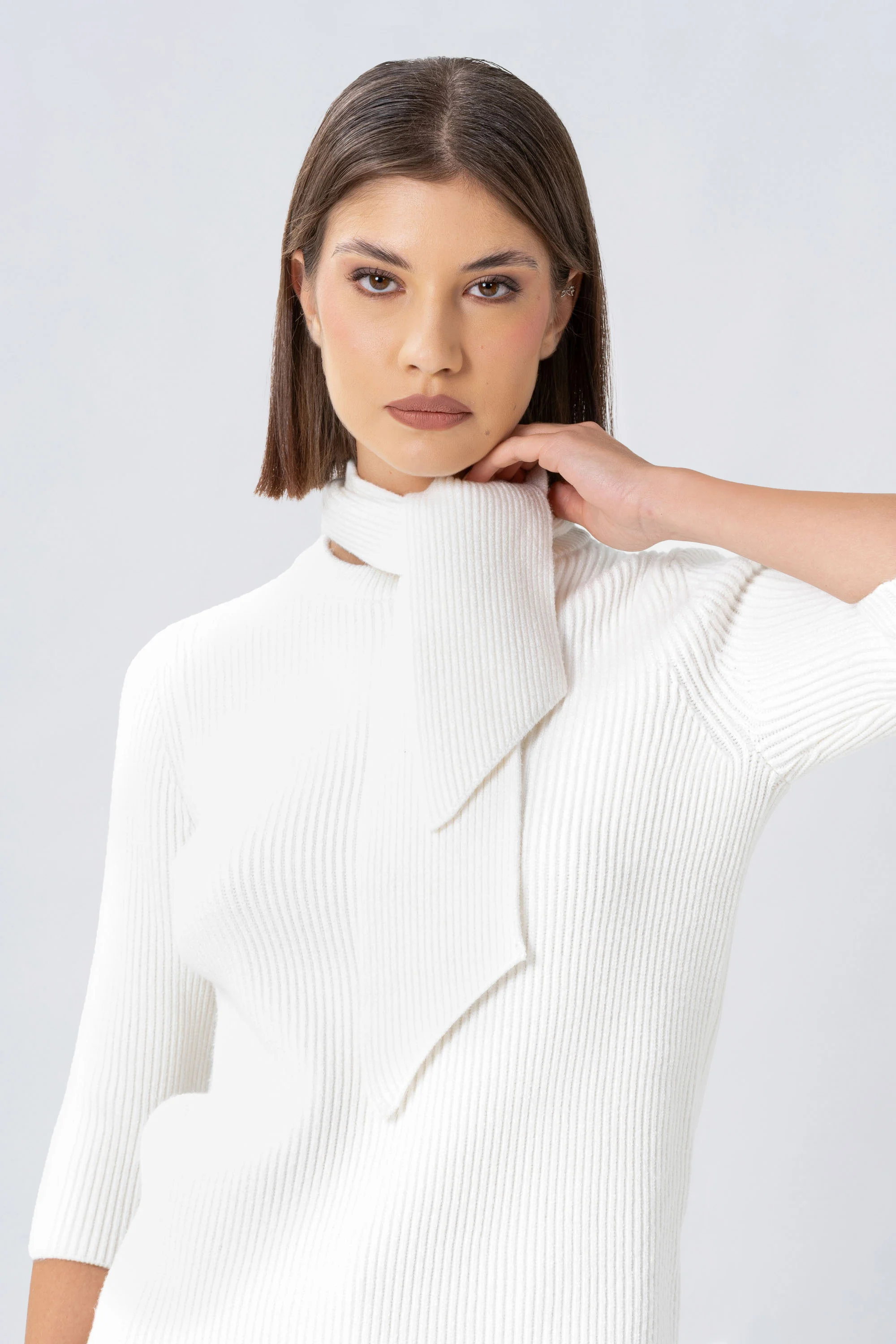 Maglia con collo a sciarpa - MAGLIA M/L NICOLAX - Image 3