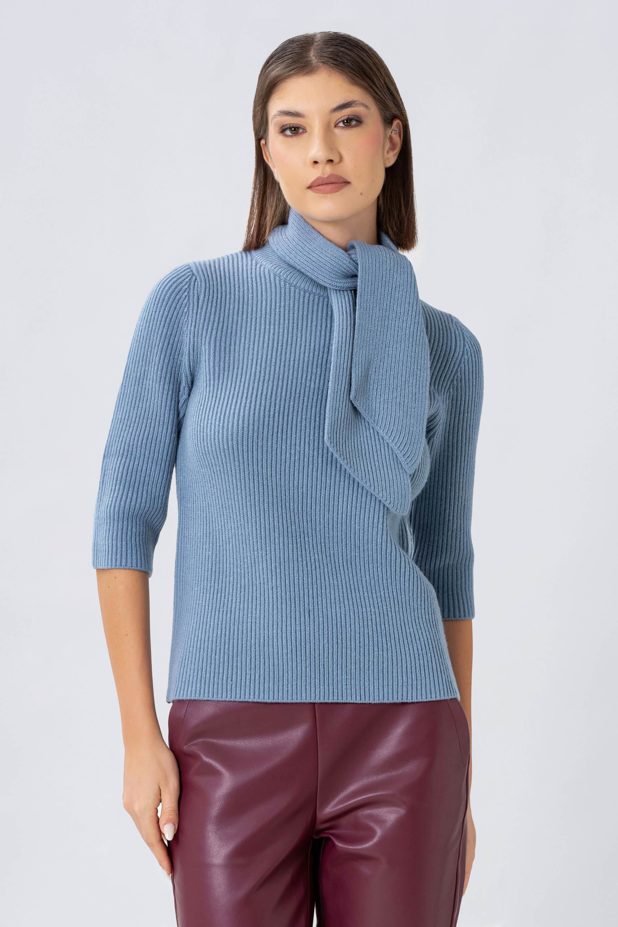 Maglia con collo a sciarpa - MAGLIA M/L NICOLAX - Image 5