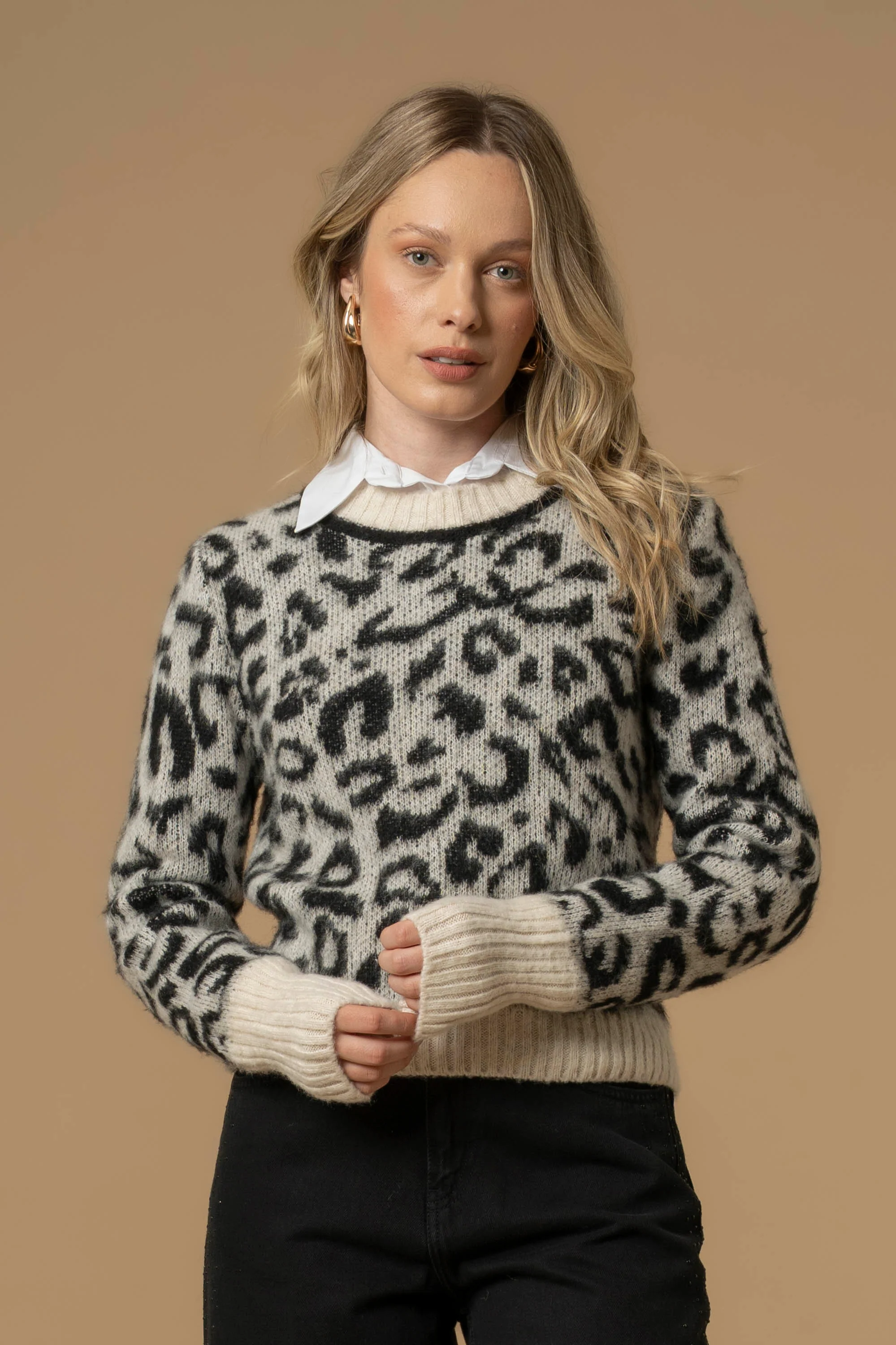 Maglia corta stampa animalier - Maglia M/L Pienza - Image 6