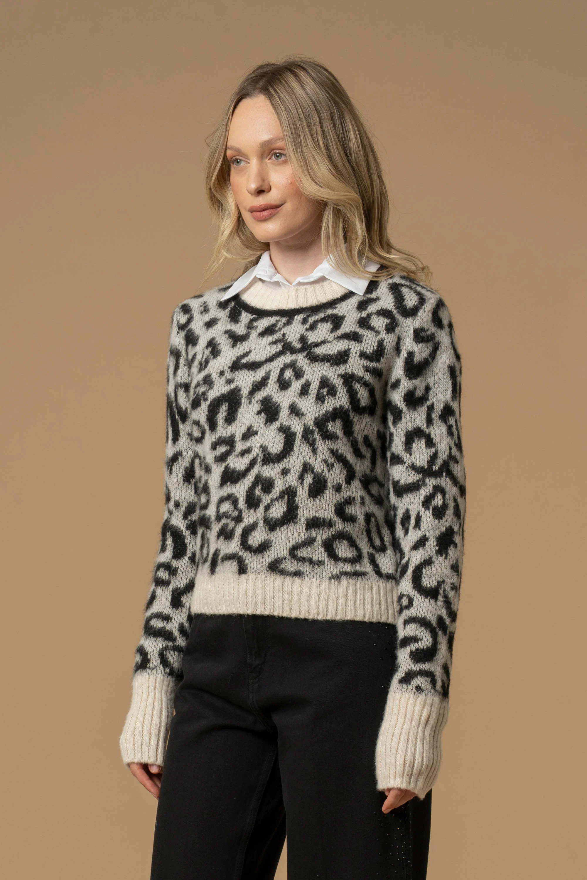 Maglia corta stampa animalier - Maglia M/L Pienza - Image 8