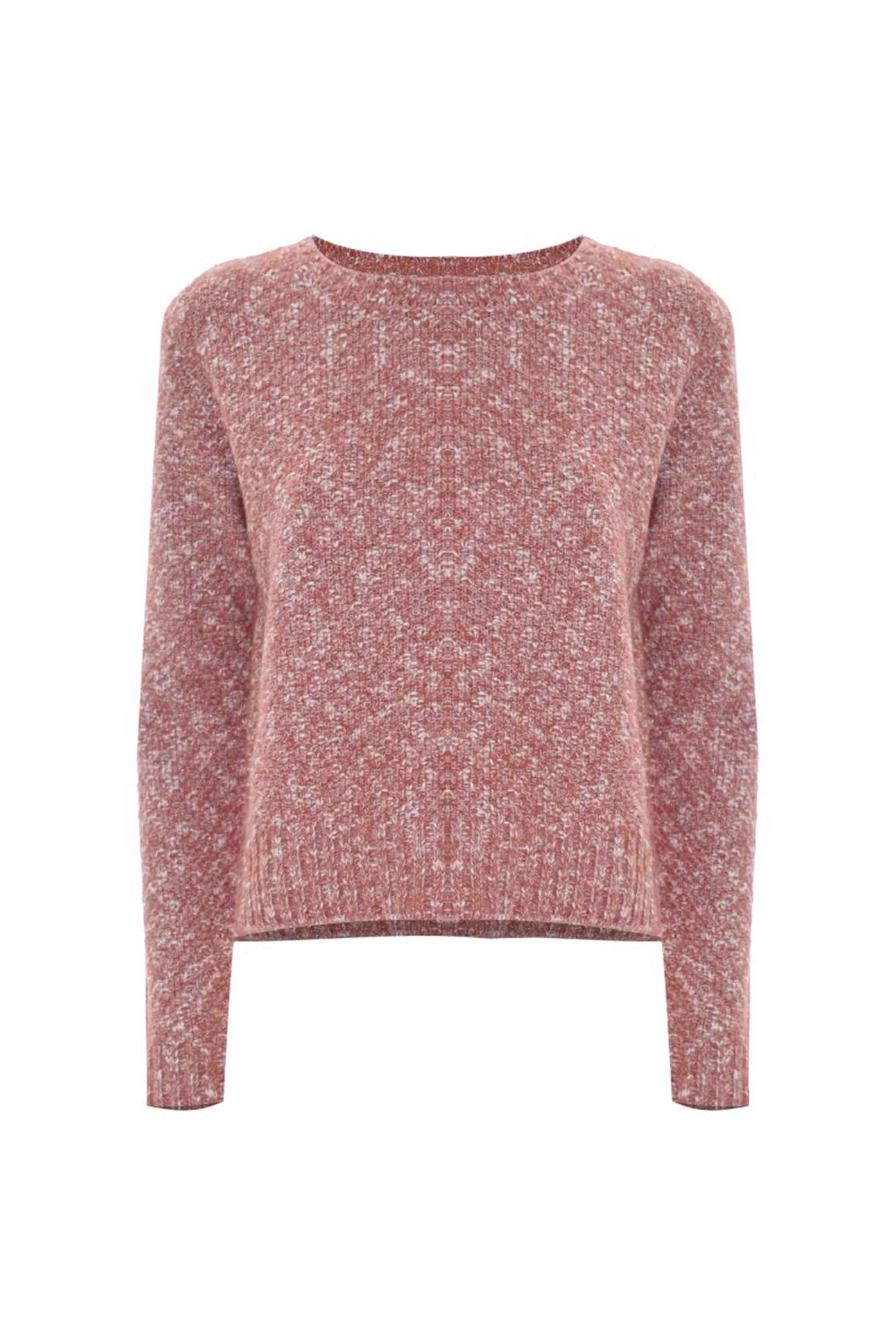 Maglia corta con trama melange - Maglia M/L Mielina - Image 5