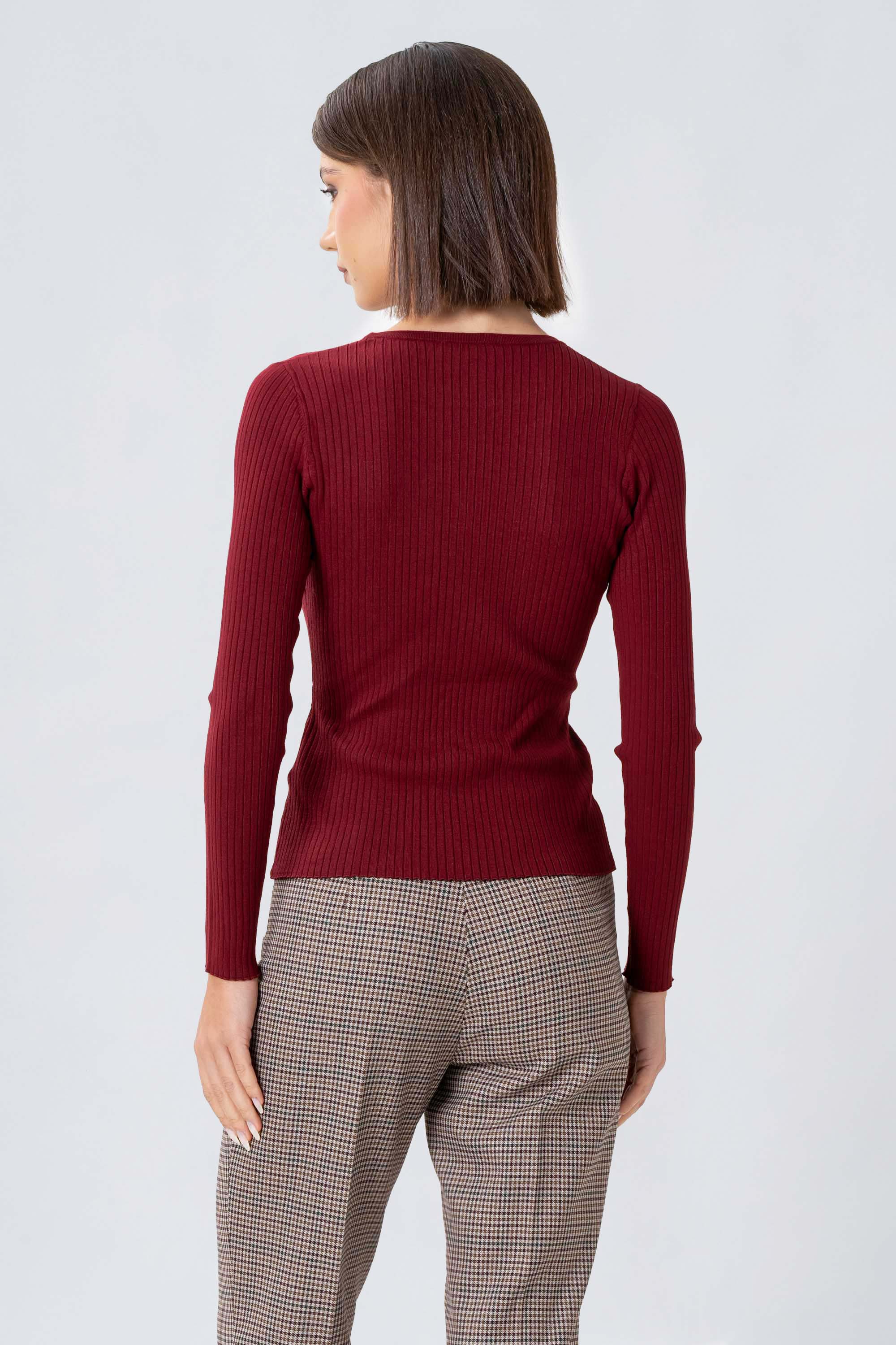Maglia a costine con cintura - Maglia M/L KARIMAX - Image 8