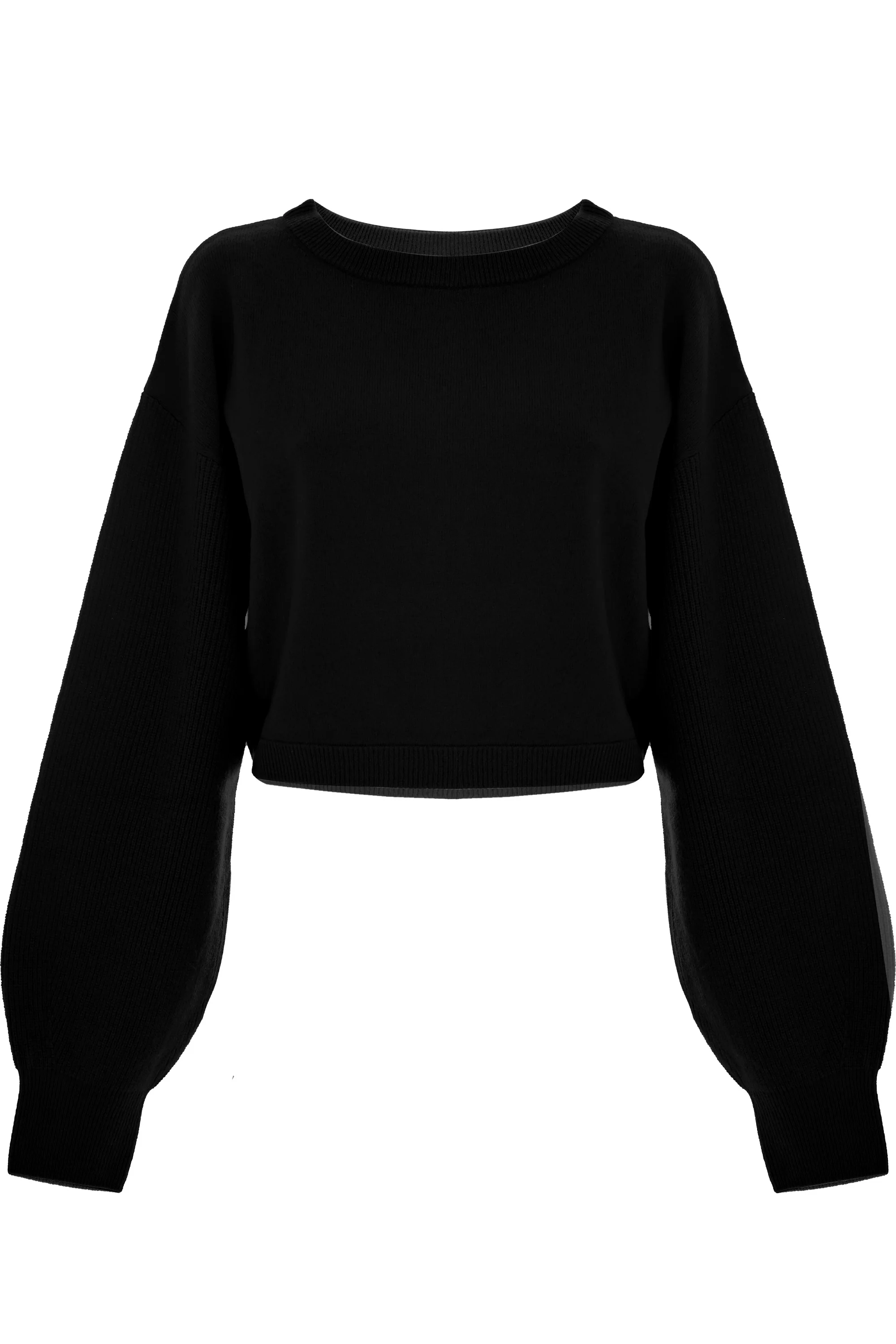 Maglia crop in lana e cachemire - Maglia M/L Ane - Image 6