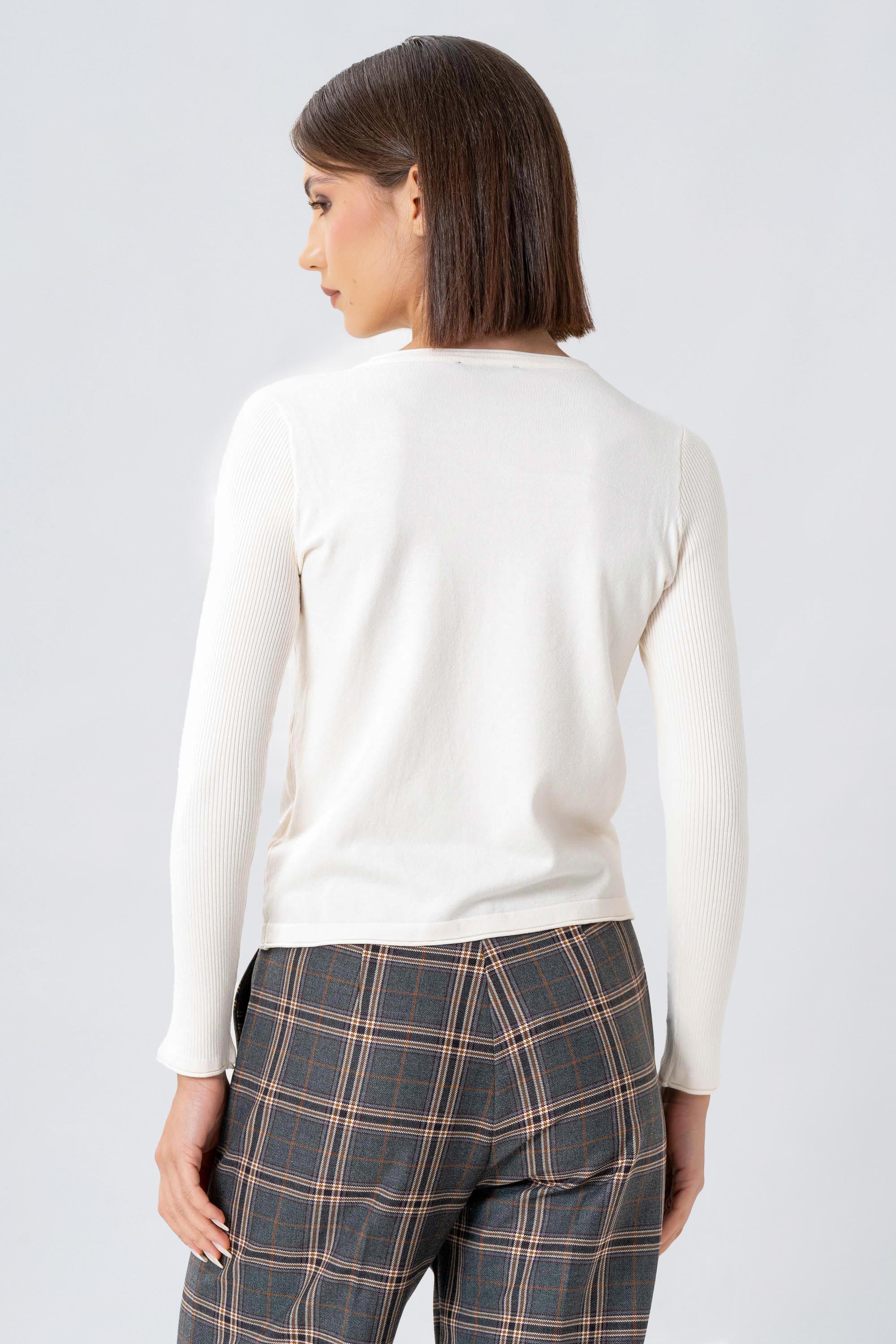 Maglia con cut-out - MAGLIA M/L ROSYX - Image 4